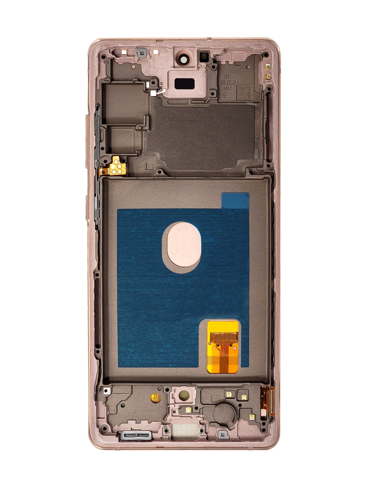 OLED Assembly with Frame for Galaxy S20 FE (G780) (CLOUD ORANGE) (Aftermarket OLED)