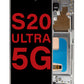 SGS S20 Ultra (5G) Screen Assembly (With The Frame) (OLED) (Cloud White)