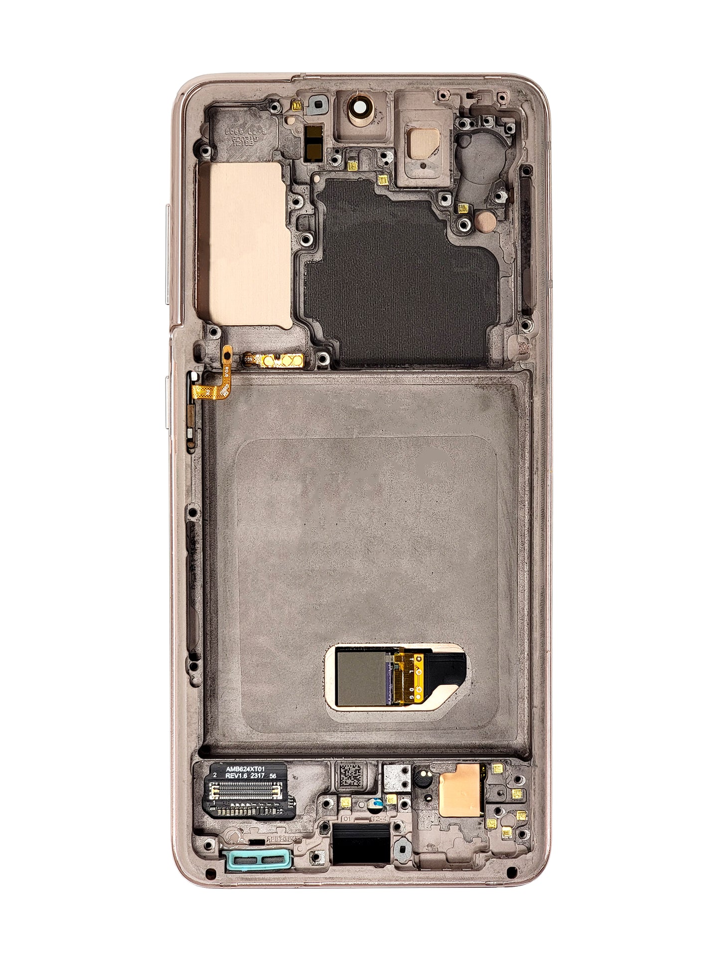OLED Assembly with Frame for Galaxy S21 (G991) (PHANTOM VIOLET) (Aftermarket OLED)