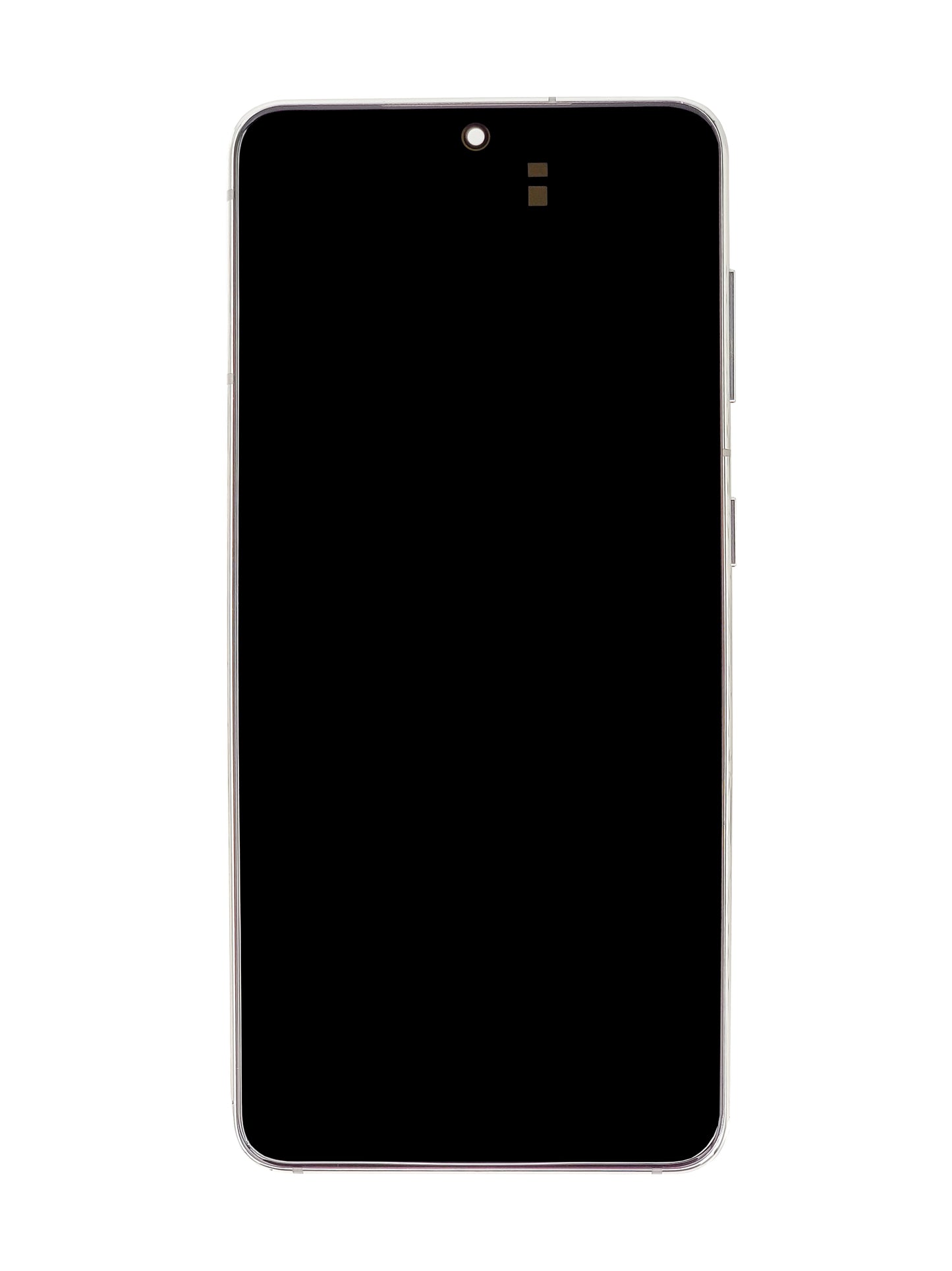OLED Assembly with Frame for Galaxy S21 (G991) (PHANTOM WHITE) (Aftermarket OLED)
