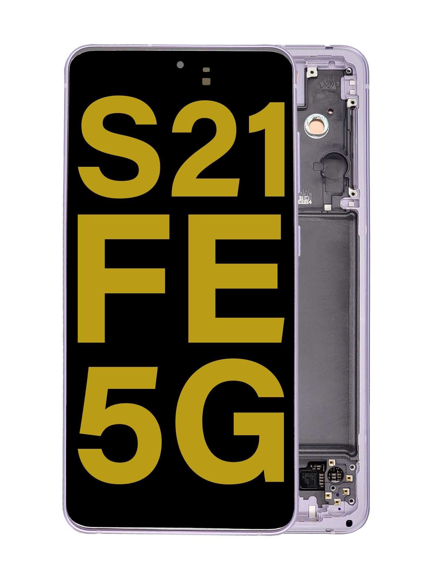 OLED Assembly with Frame for Galaxy S21 FE G990 (LAVENDER) (Service Pack)