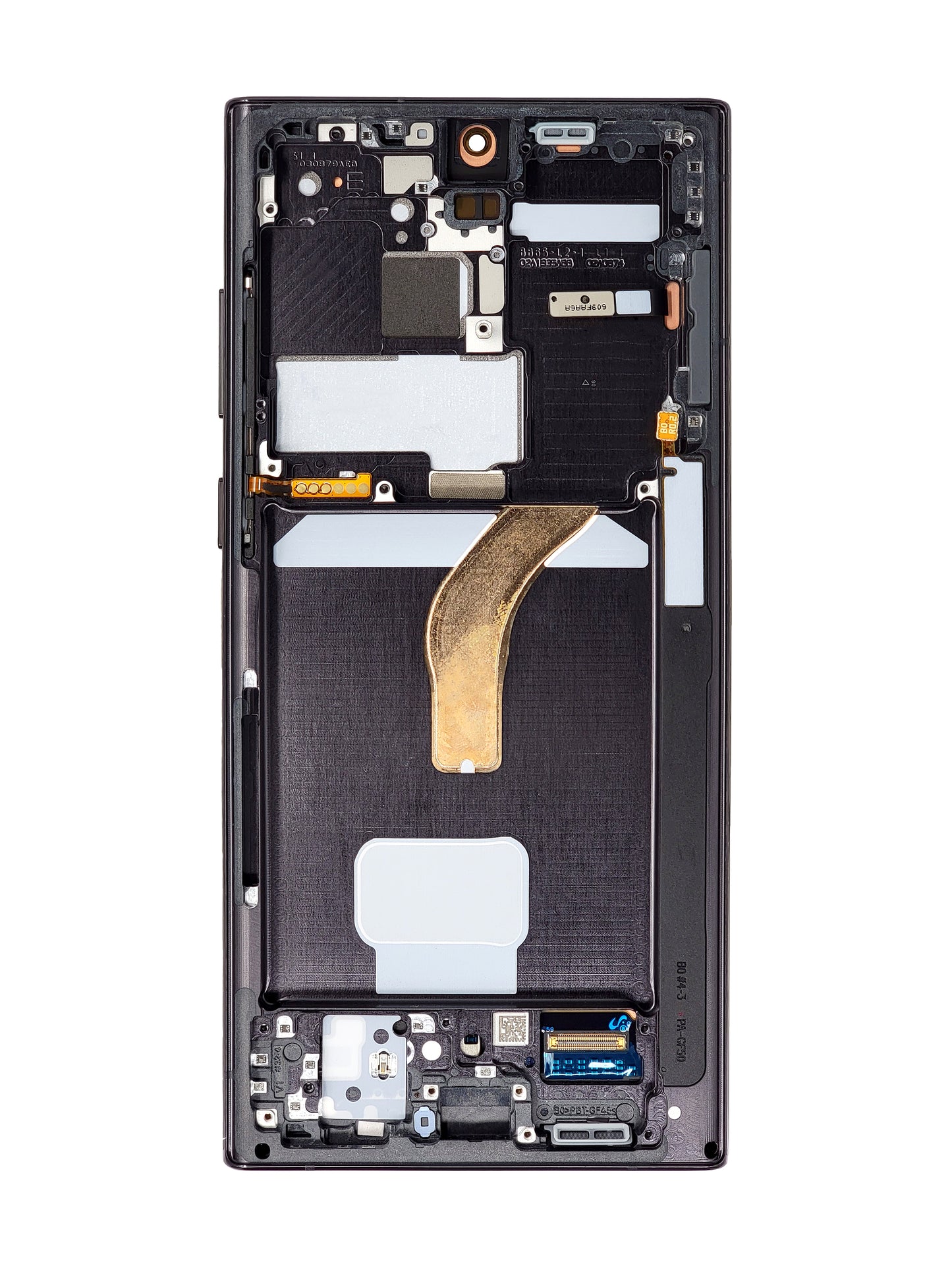 OLED Assembly with Frame for Galaxy S22 Ultra S908 (GRAPHITE) (Service Pack)