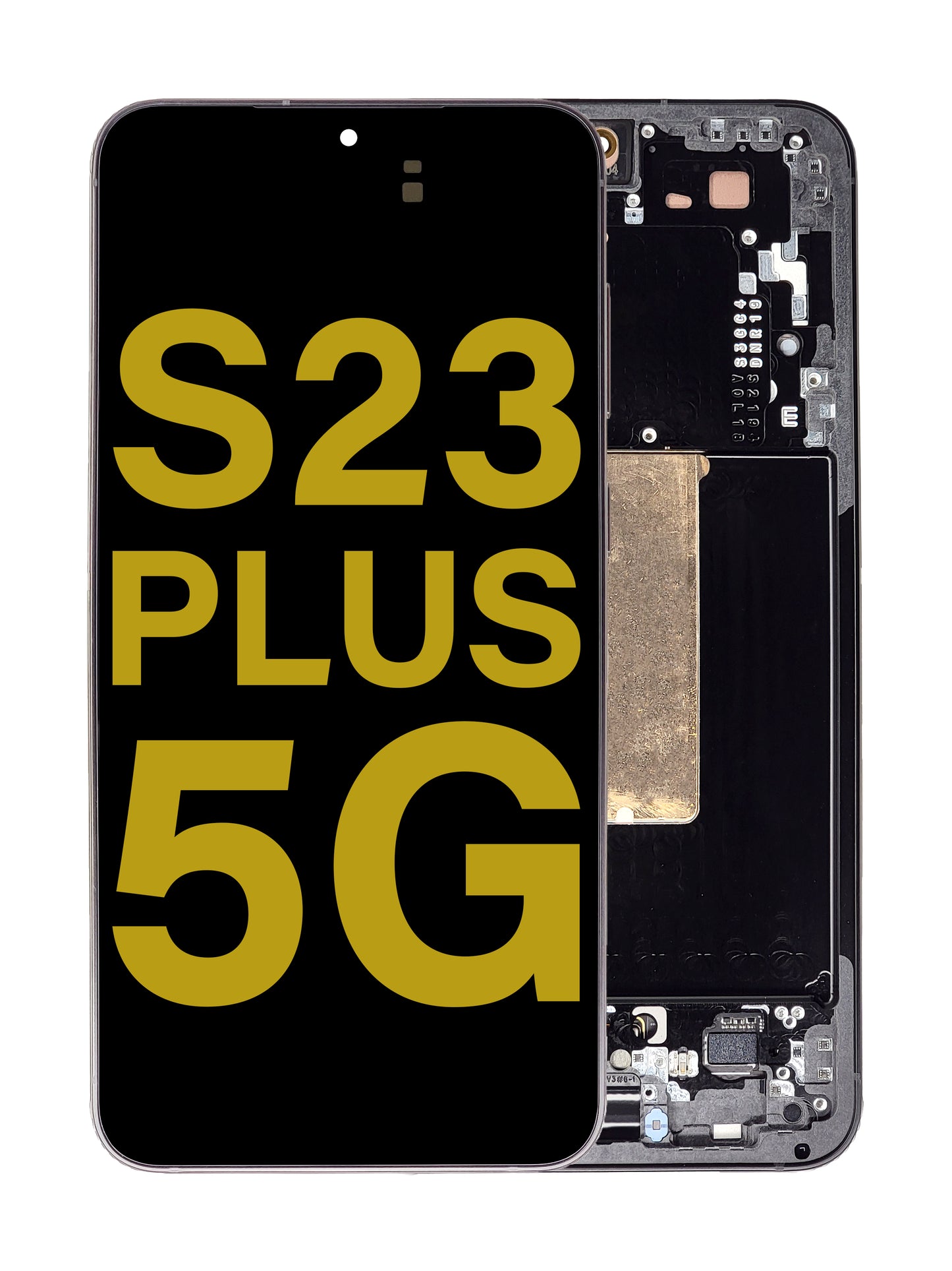OLED Assembly with Frame for Galaxy S23 Plus S916 (GRAPHITE) (Service Pack)