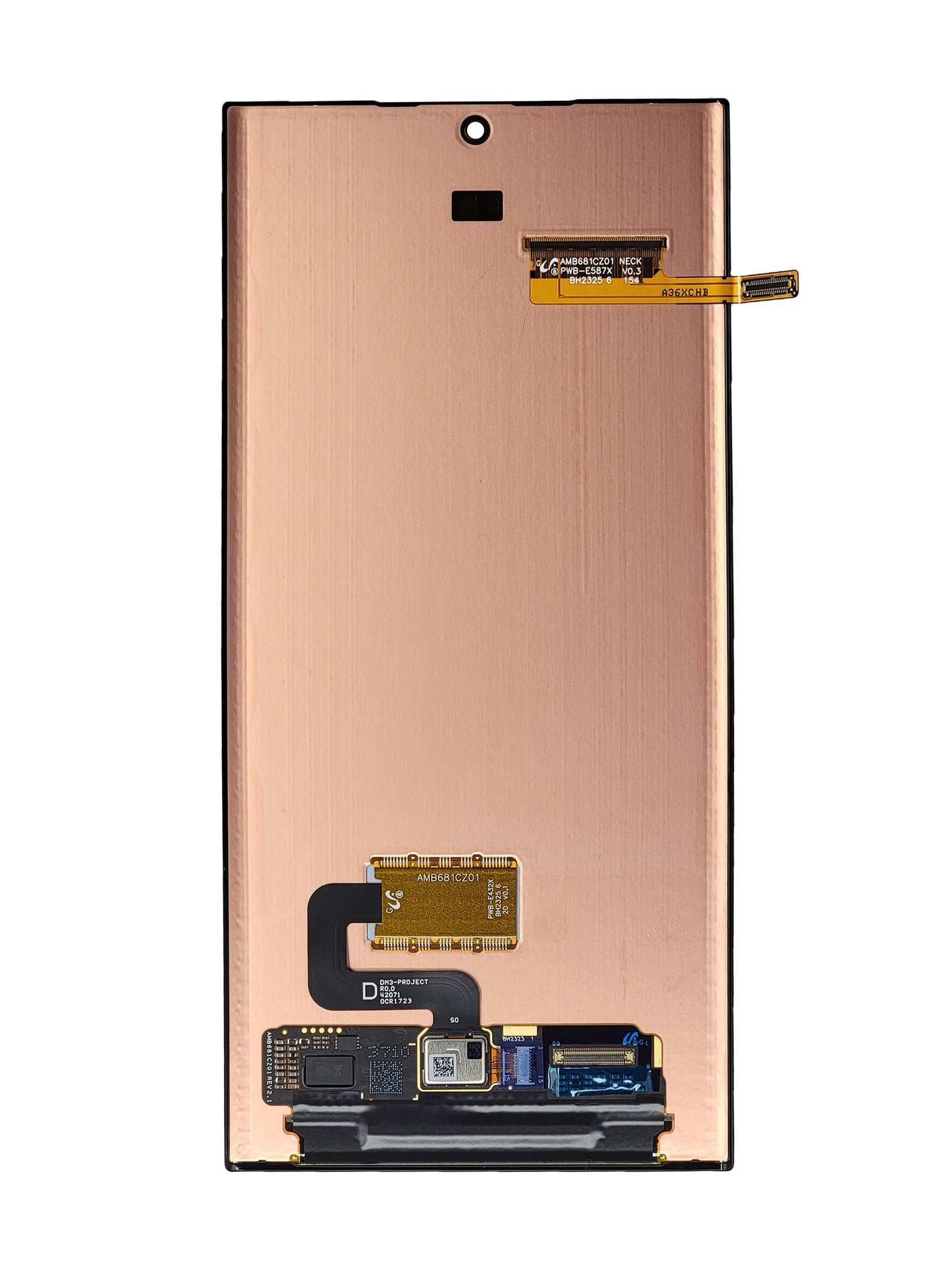 OLED Assembly without Frame for Galaxy S23 Ultra S918 (Service Pack)