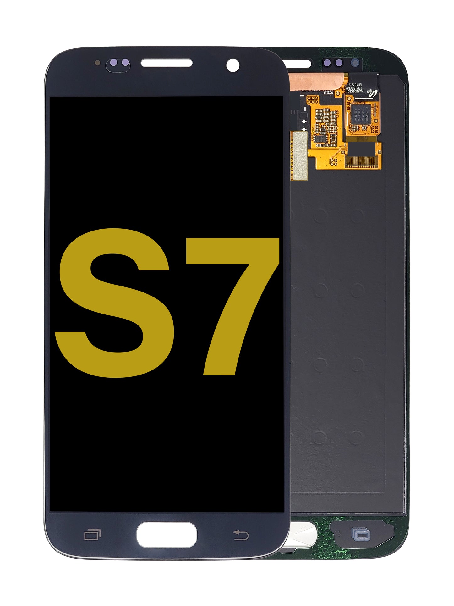 OLED Assembly without Frame for Galaxy S7 (G930) (BLACK) (Premium)