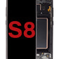 SGS S8 Screen Assembly (With The Frame) (OLED) (Midnight Black)