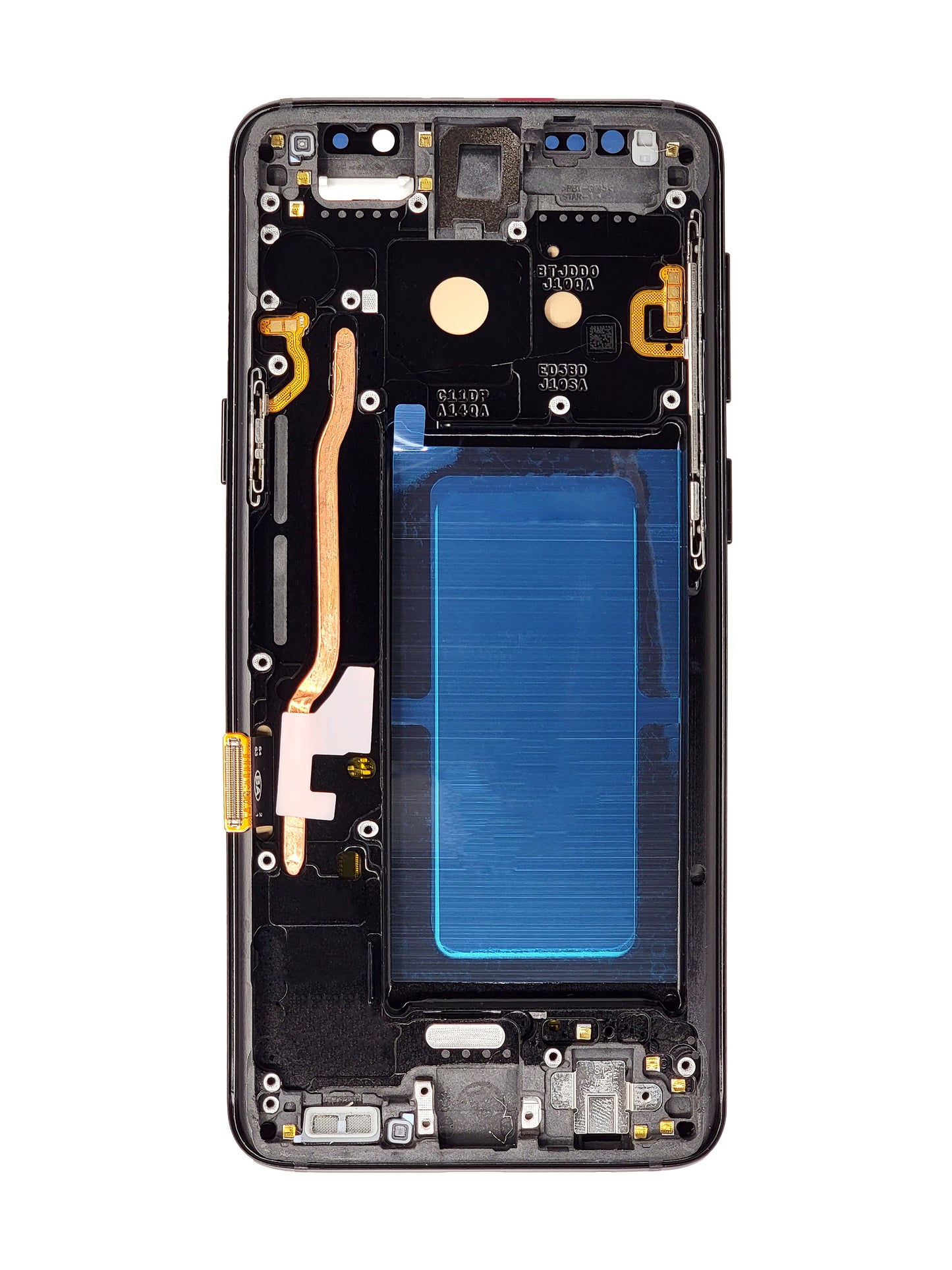 OLED Assembly with Frame for Galaxy S9 (G960) (MIDNIGHT BLACK) (Aftermarket OLED)