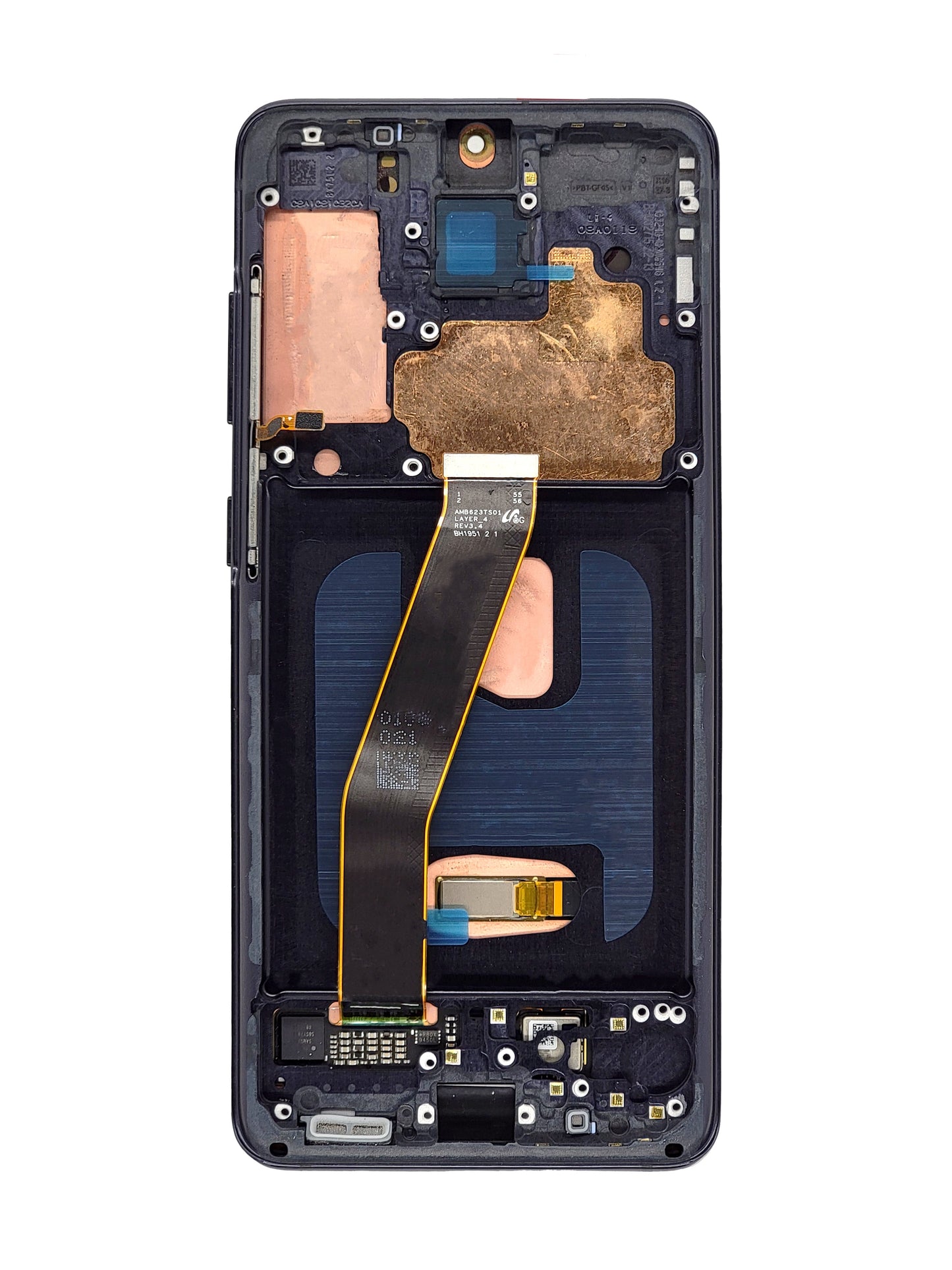 Samsung S20 (5G) Screen Assembly (With The Frame) (Incell) (Cosmic Black)