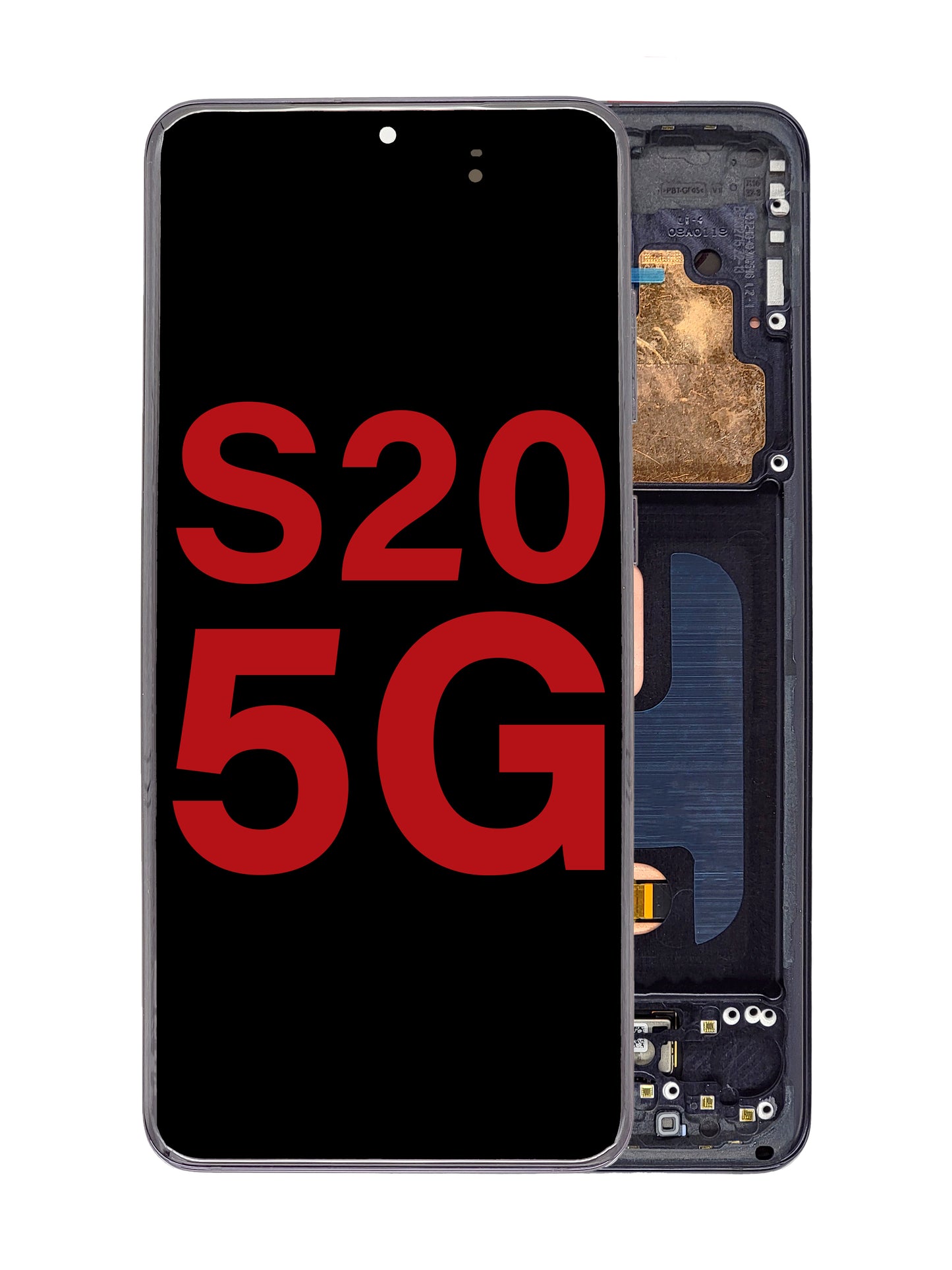 SGS S20 (5G) Screen Assembly (With The Frame) (OLED) (Cosmic Black)