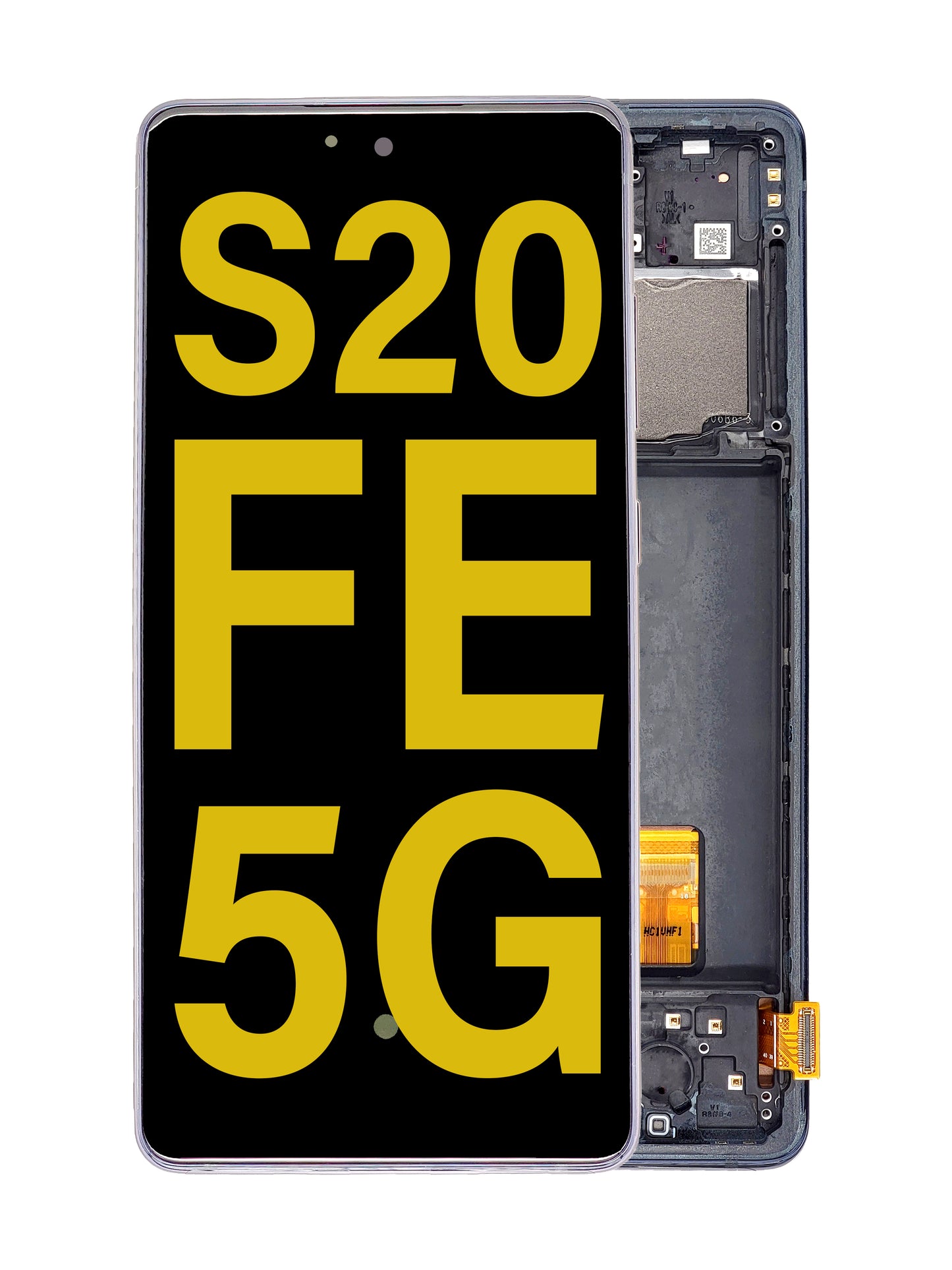 OLED Assembly with Frame for Galaxy S20 FE G780 (CLOUD NAVY) (Service Pack)
