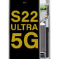 SGS S22 Ultra (5G) Screen Assembly (With The Frame) (Refurbished) (White)