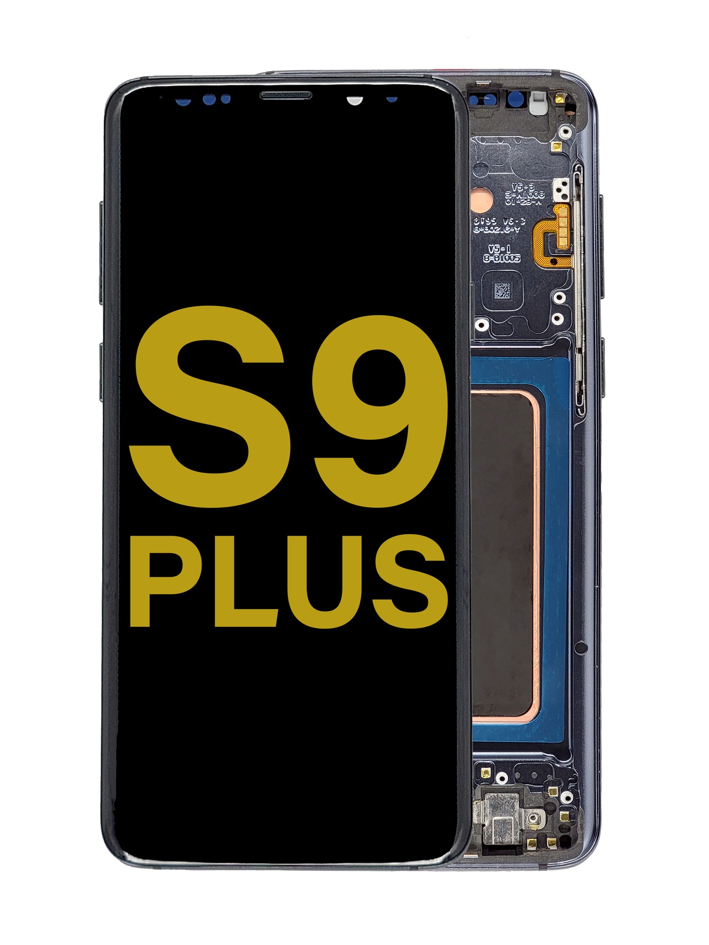 OLED Assembly with Frame for Galaxy S9 Plus G965 (TITANIUM GRAY) (Premium)