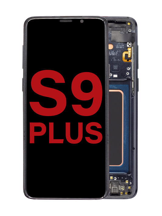 OLED Assembly with Frame for Galaxy S9 Plus G965 (TITANIUM GRAY) (Aftermarket)