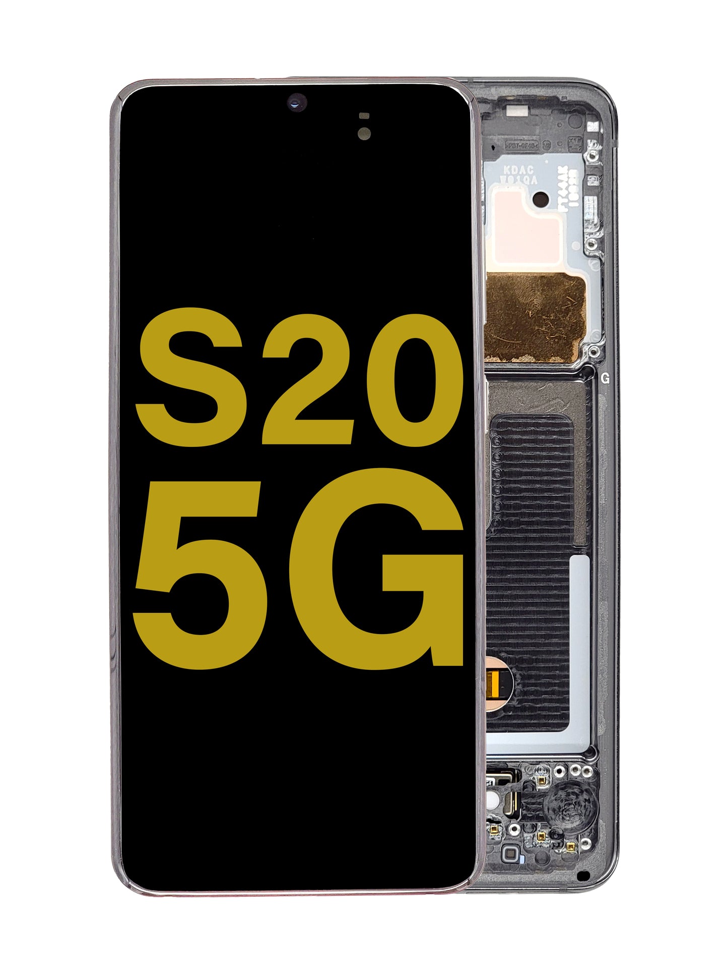 OLED Assembly with Frame (COSMIC GRAY) (Premium) for Galaxy S20 (G980 / G981)