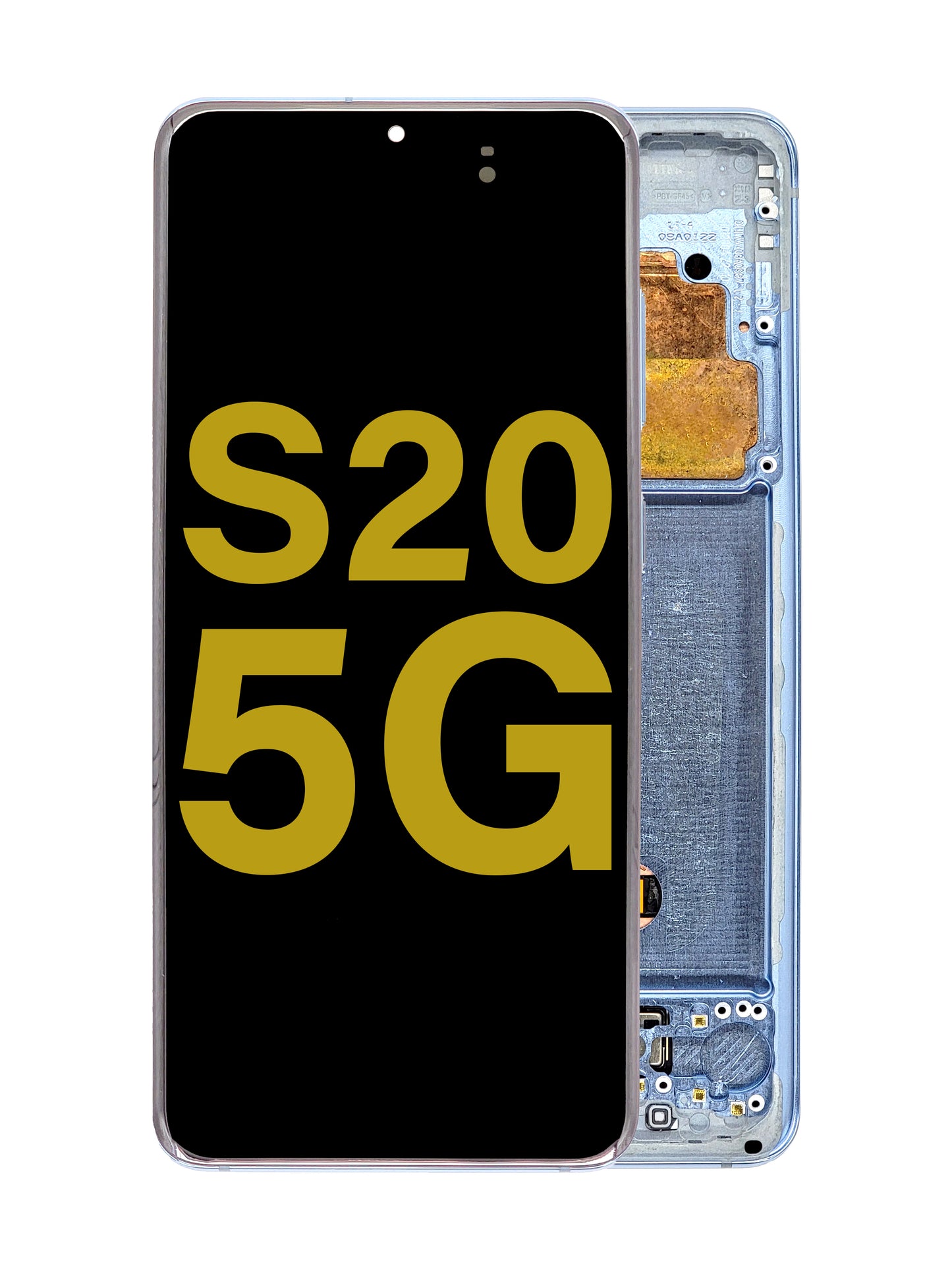 OLED Assembly with Frame for Galaxy S20 (G980 / G981) (CLOUD BLUE) (Premium)