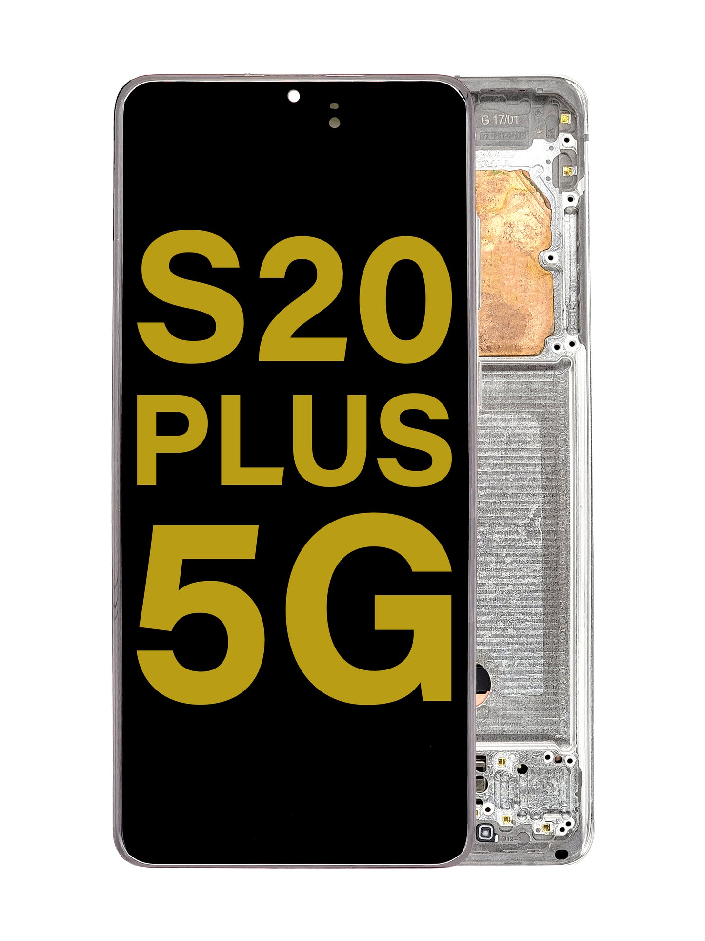 SGS S20 Plus (5G) Screen Assembly (With The Frame) (Refurbished) (Cloud White)