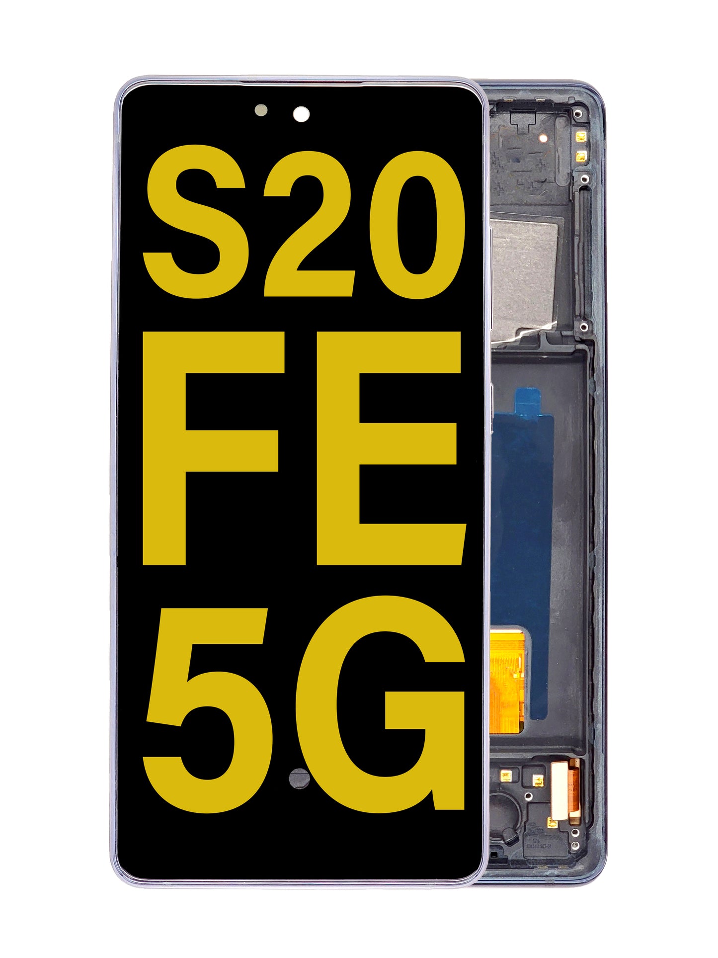 OLED Assembly with Frame for Galaxy S20 FE (G780) (CLOUD NAVY) (Premium)