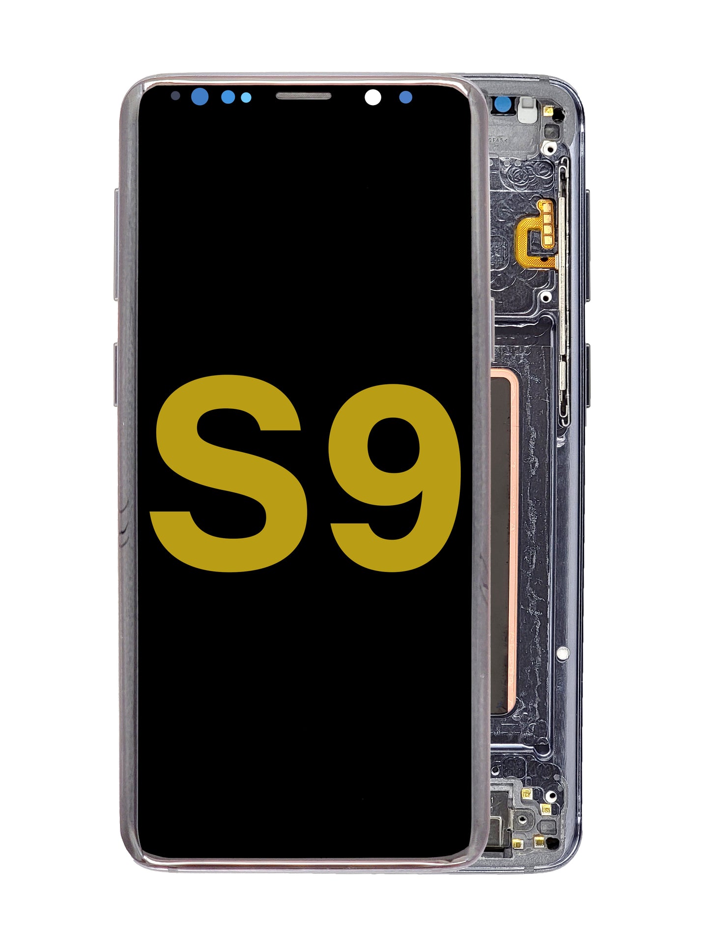 OLED Assembly with Frame for Galaxy S9 (G960) (TITANIUM GRAY) (Premium)