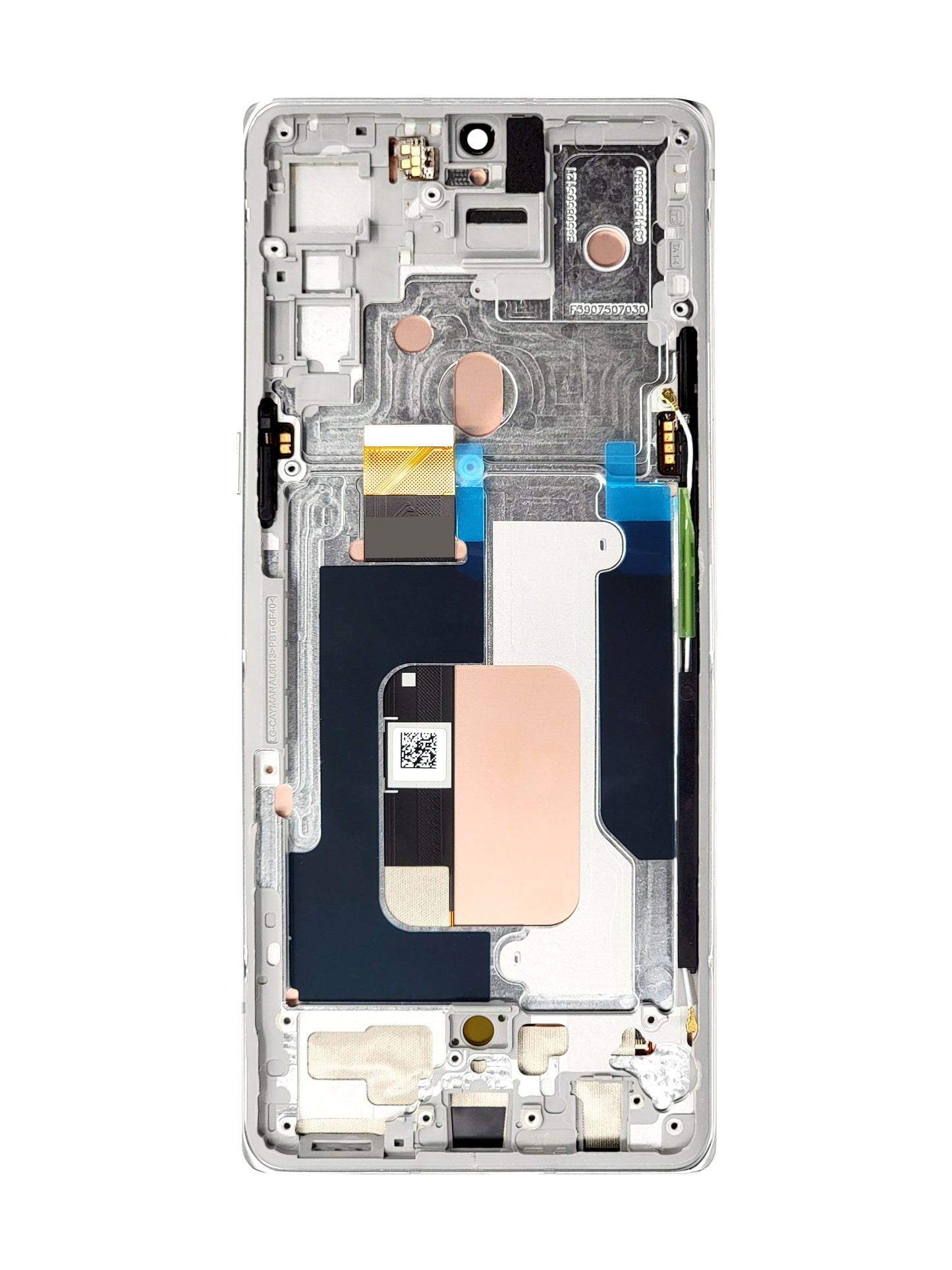 LG Velvet 5G (Non-Verizon Version) Screen Assembly (With The Frame) (Refurbished) (Silver)