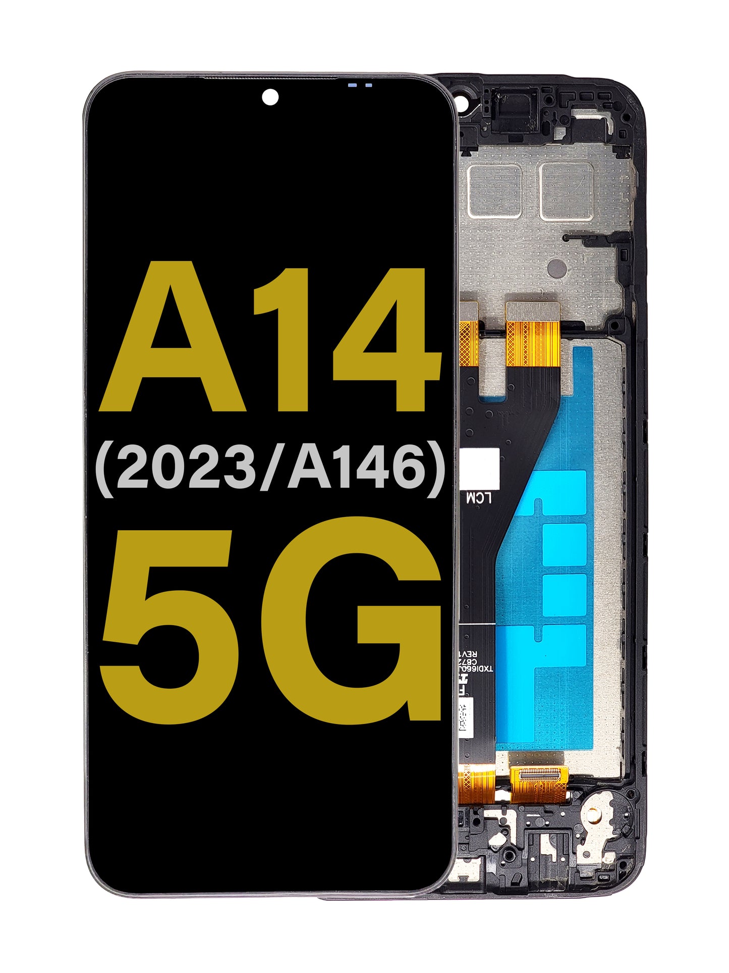 Samsung A14 5G 2023 (A146U) Screen Assembly (With The Frame) (Refurbished) (Black)