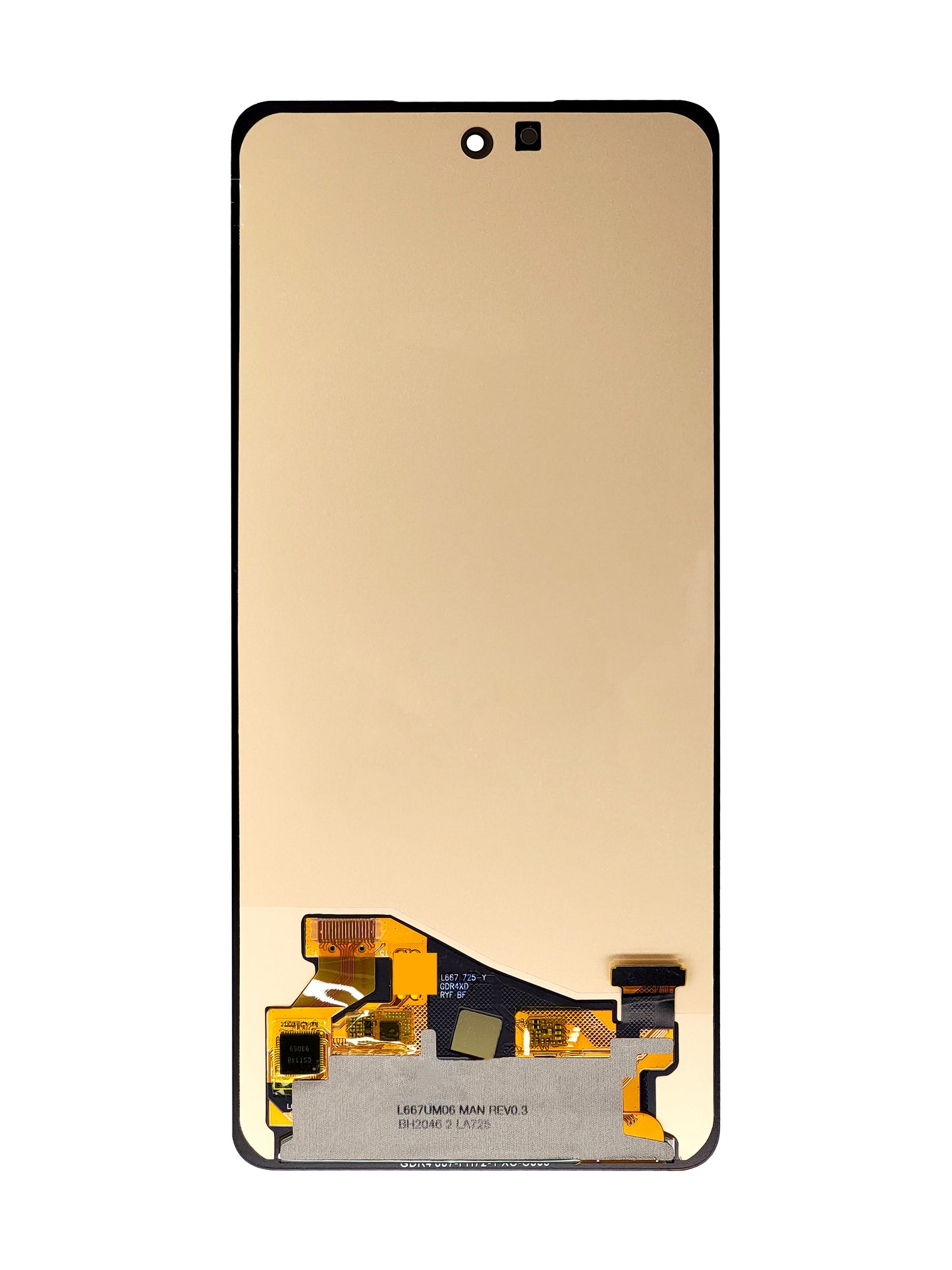 Samsung A72 2021 (A725) Screen Assembly (Without The Frame) (OLED) (Black)