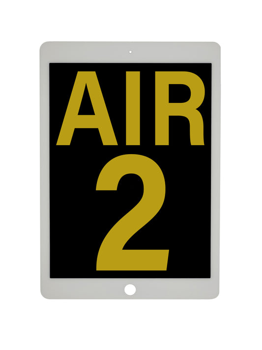 iPad Air 2 Screen Assembly (Sleep / Wake Sensor Flex Pre-Installed) (Refurbished) (White)