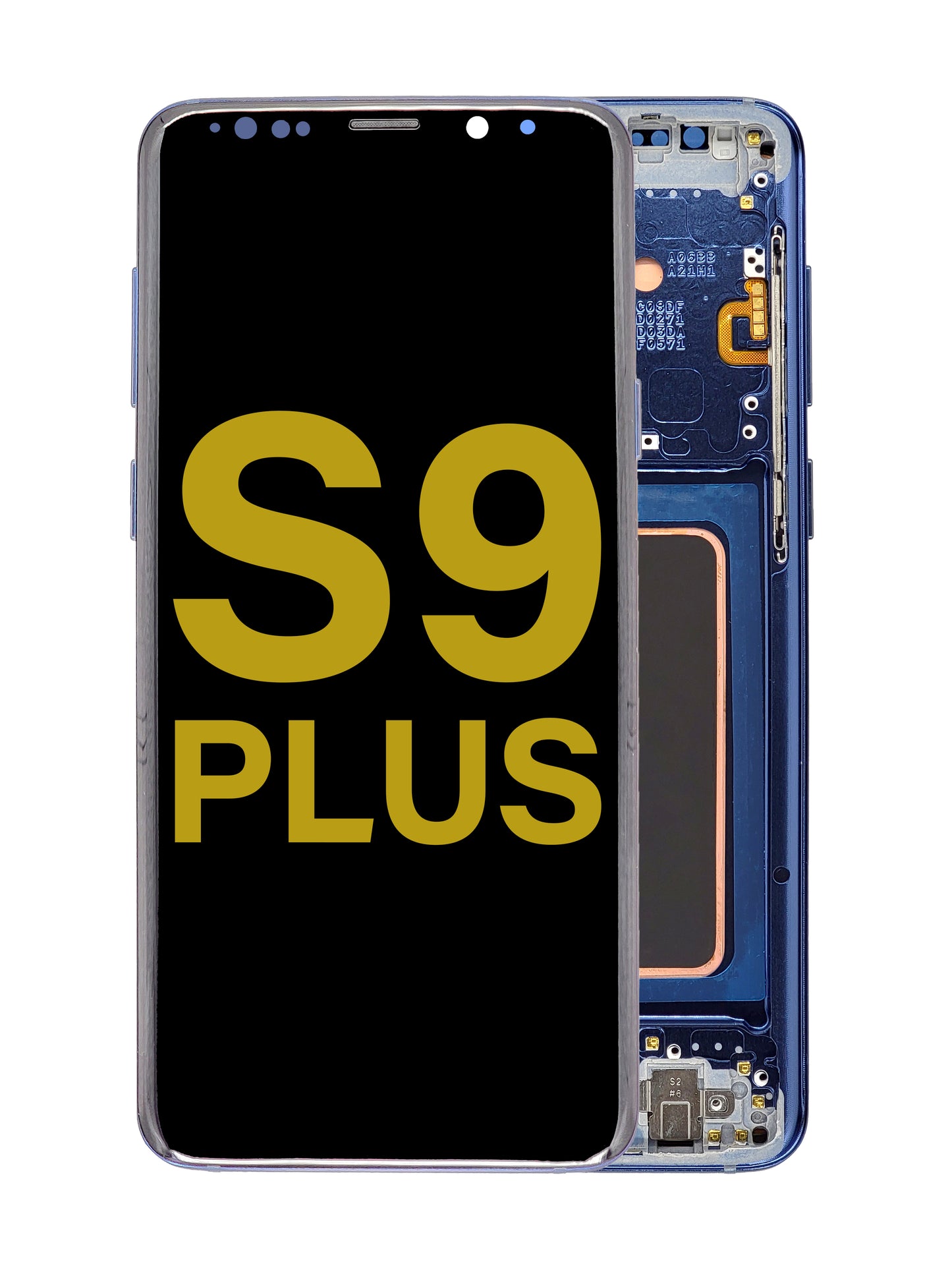 OLED Assembly with Frame for Galaxy S9 Plus G965 (CORAL BLUE) (Premium)