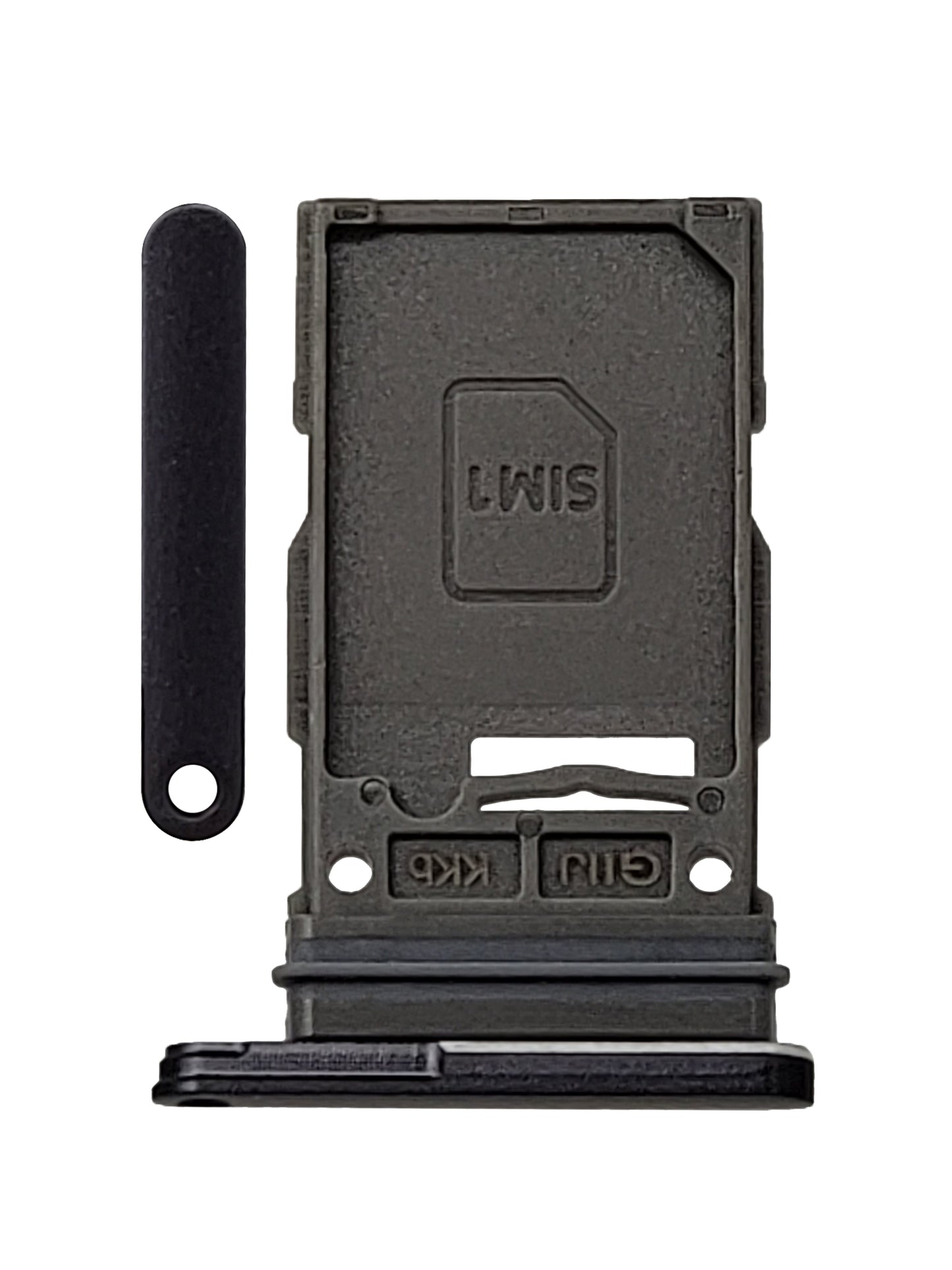 SGS S21 FE Single Sim Tray (Black)