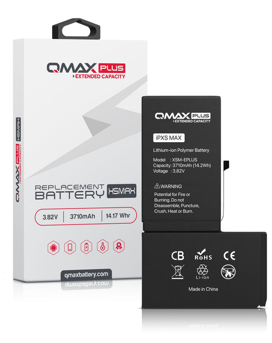 QMAX Plus iPhone XS Max Extended Capacity Replacement Battery (3710 mAh)