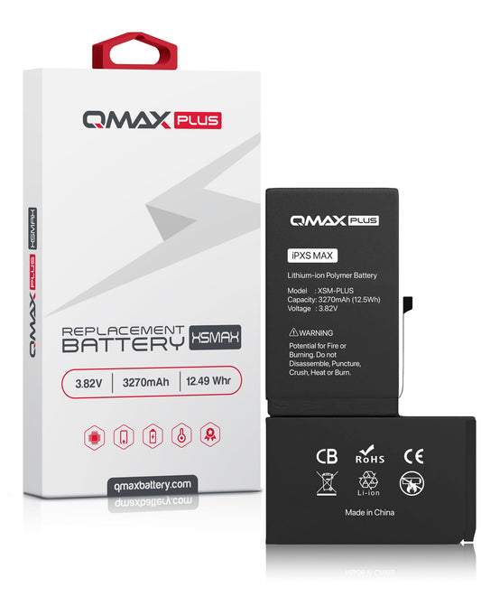 QMAX Plus iPhone XS Max Replacement Battery (3270 mAh)