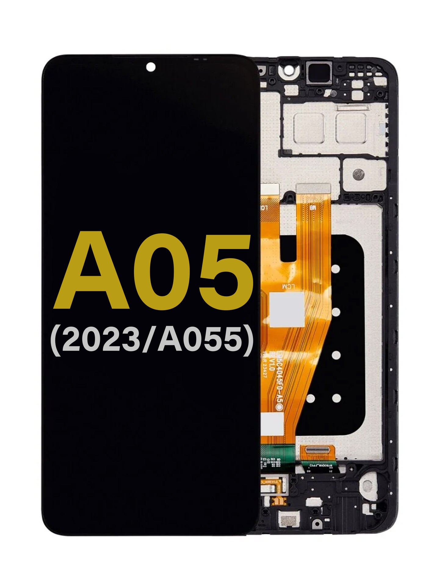 Samsung A05 2023 (A055) Screen Assembly (With The Frame) (Refurbished) (Black)