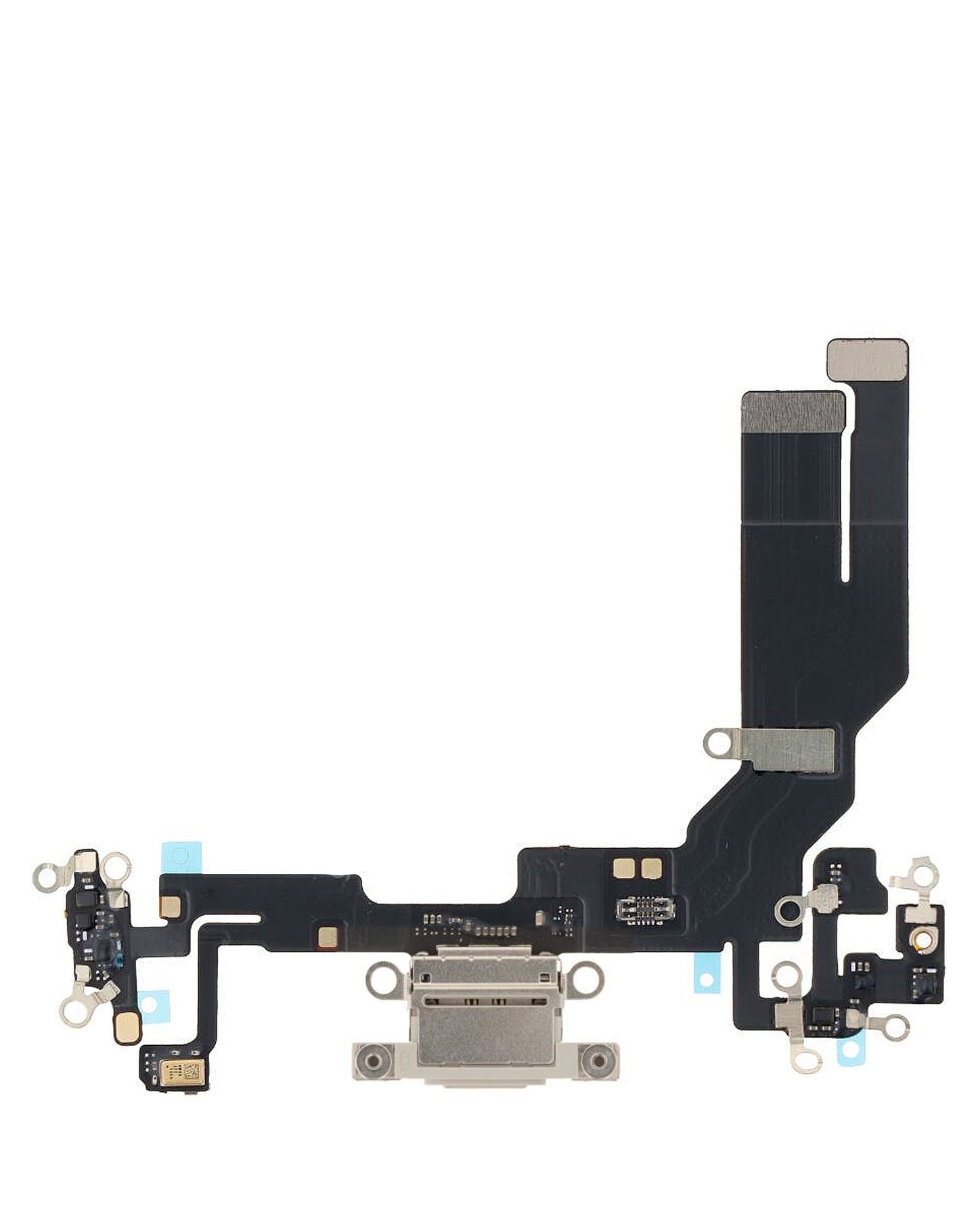 Charging Port Flex Cable for iPhone 16e (Aftermarket) (WHITE)