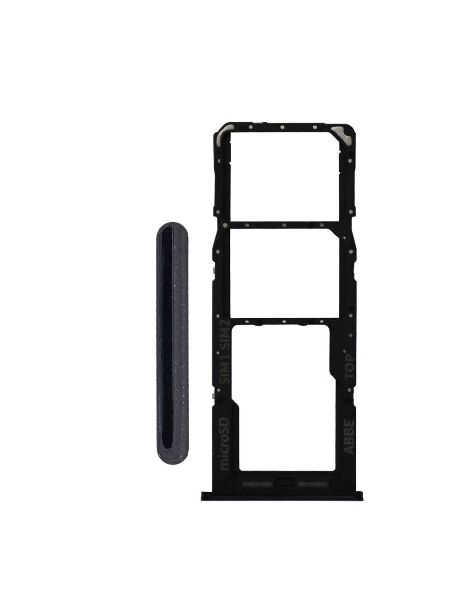 Dual Sim Card Tray for Galaxy A22 4G (A225 / 2021) (BLACK)