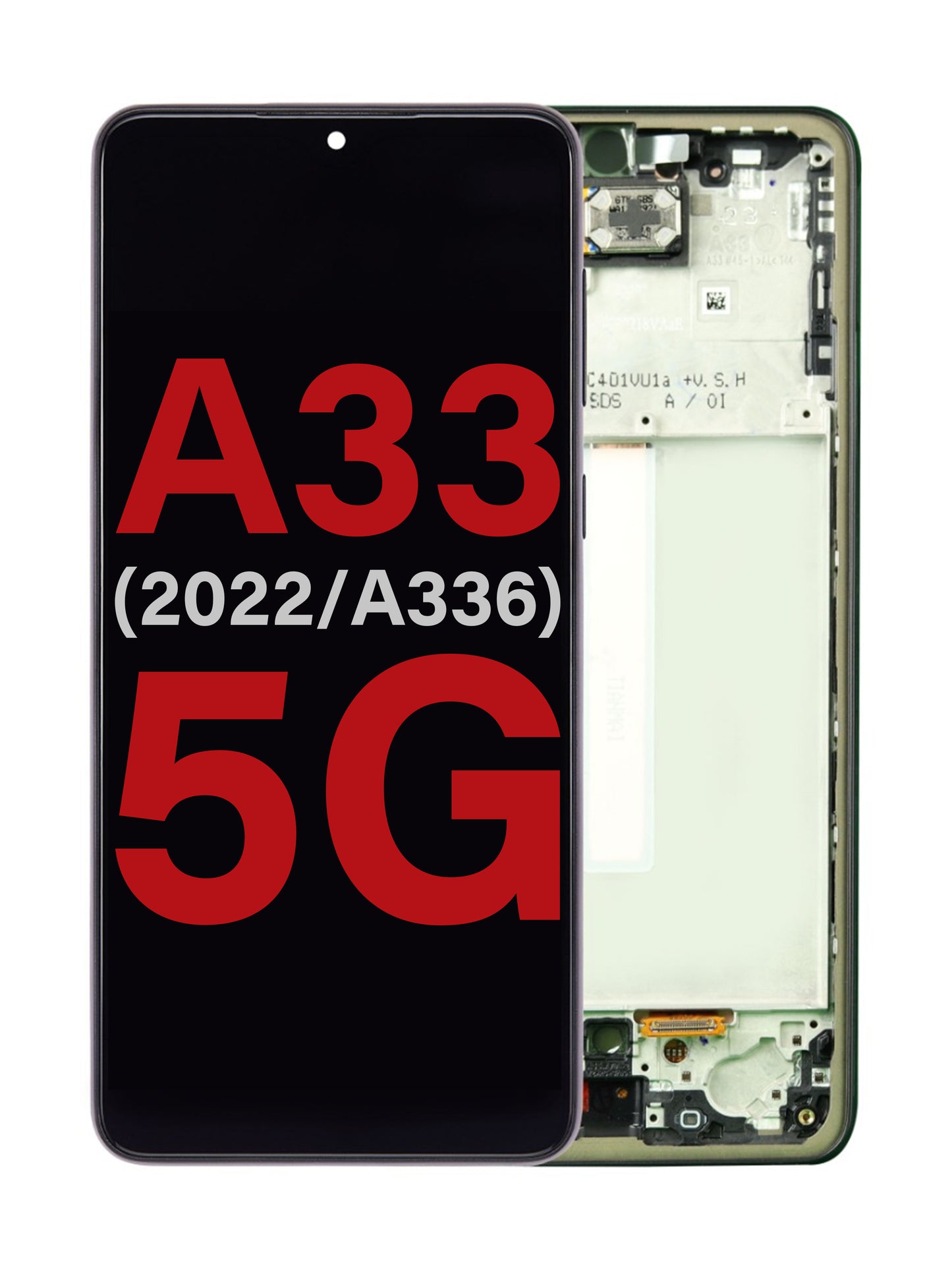 SGA A33 2022 5G (A336) Screen Assembly (With The Frame) (OLED) (Black)