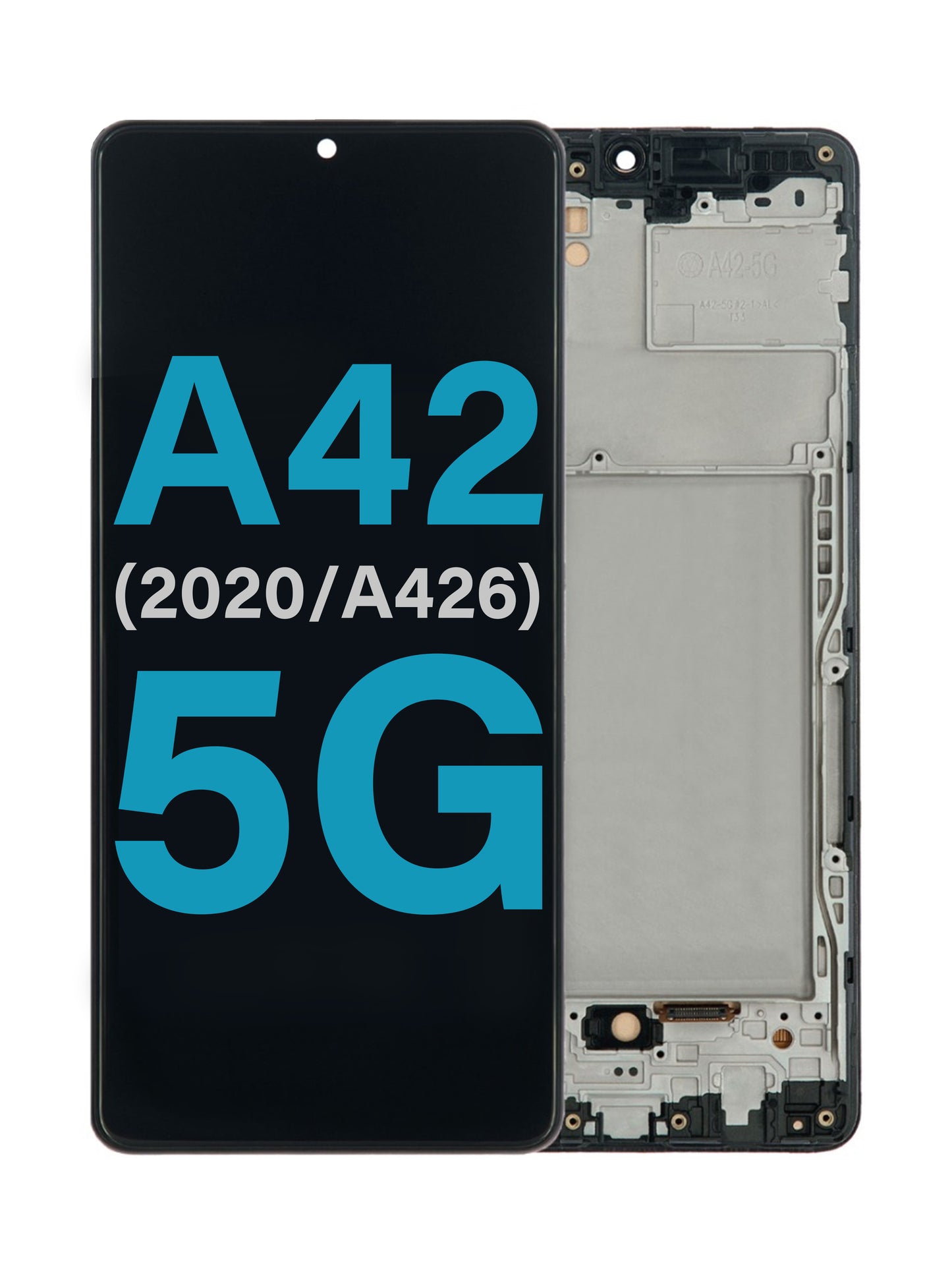 Samsung A42 2020 5G (A426) Screen Assembly (With The Frame) (Incell) (Black)