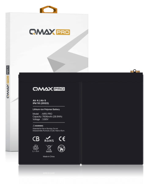QMAX Replacement Battery for iPad Air 4 / 5 / iPad 10 (2022) / iPad 11 (2025) / iPad Air 11 (2024 / 2025)