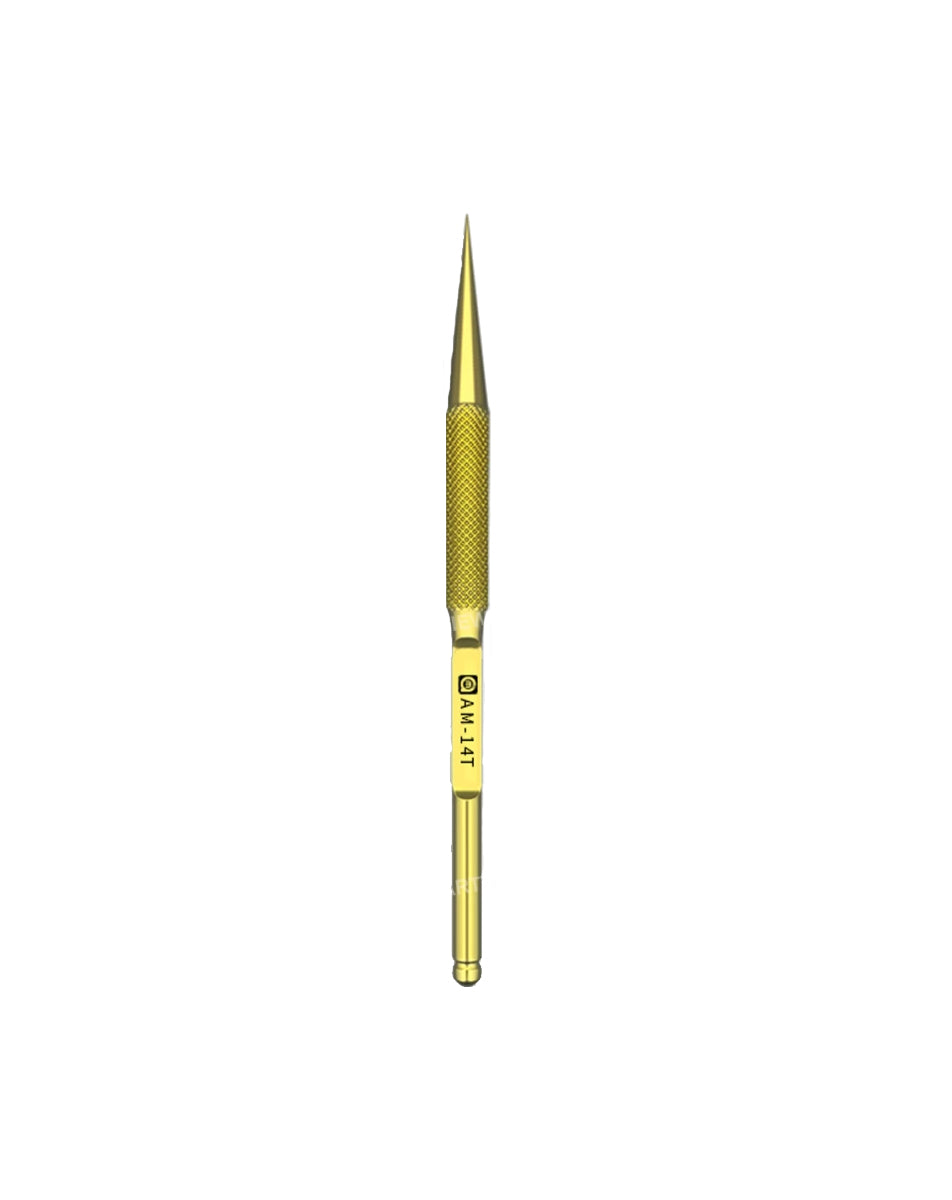 AMAOE AM-14T High Hardness Anti-magnetic Titanium Alloy Tweezers / Straight Head