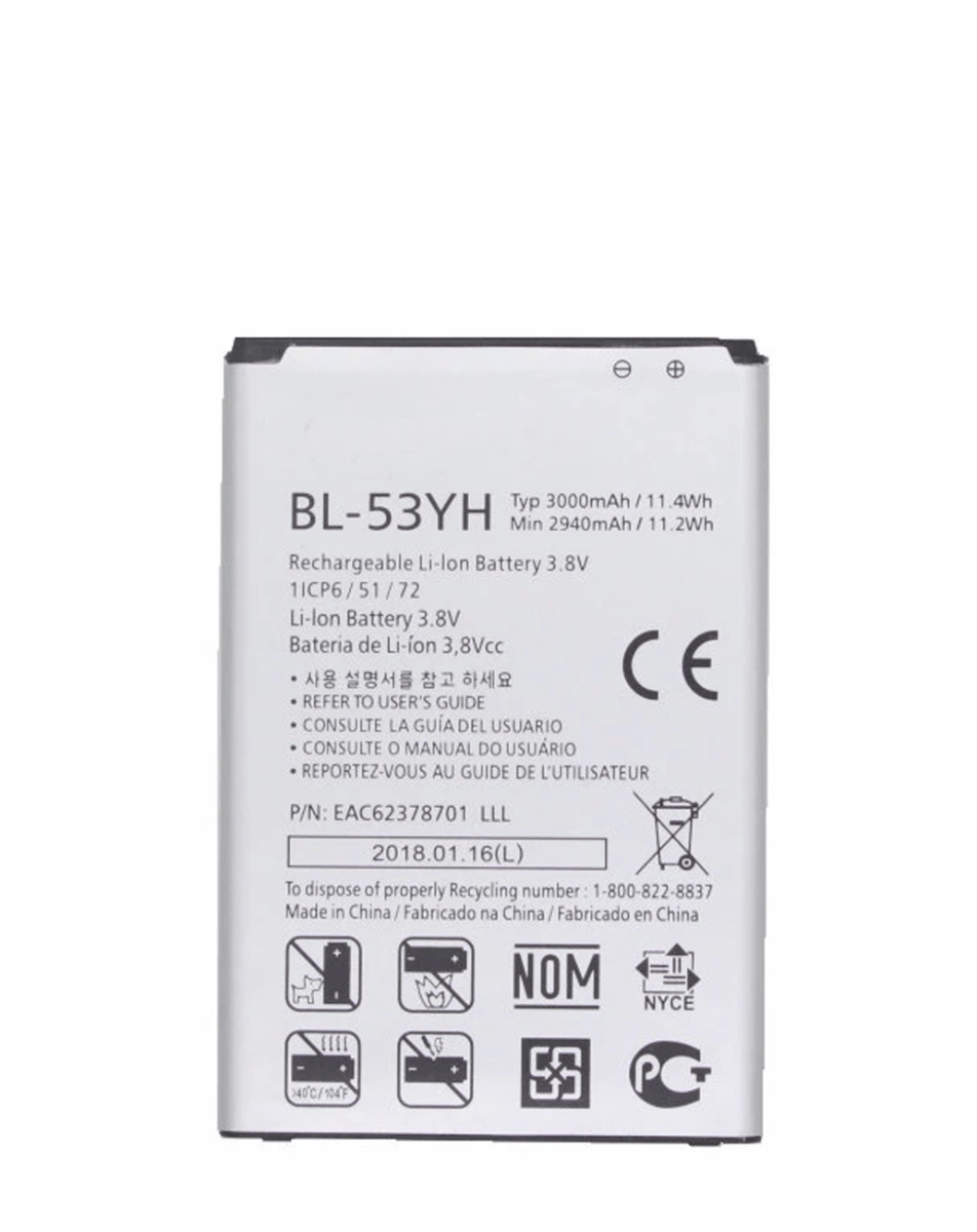 Replacement Battery for LG G3 (BL-53YH) (Only Ground Shipping)