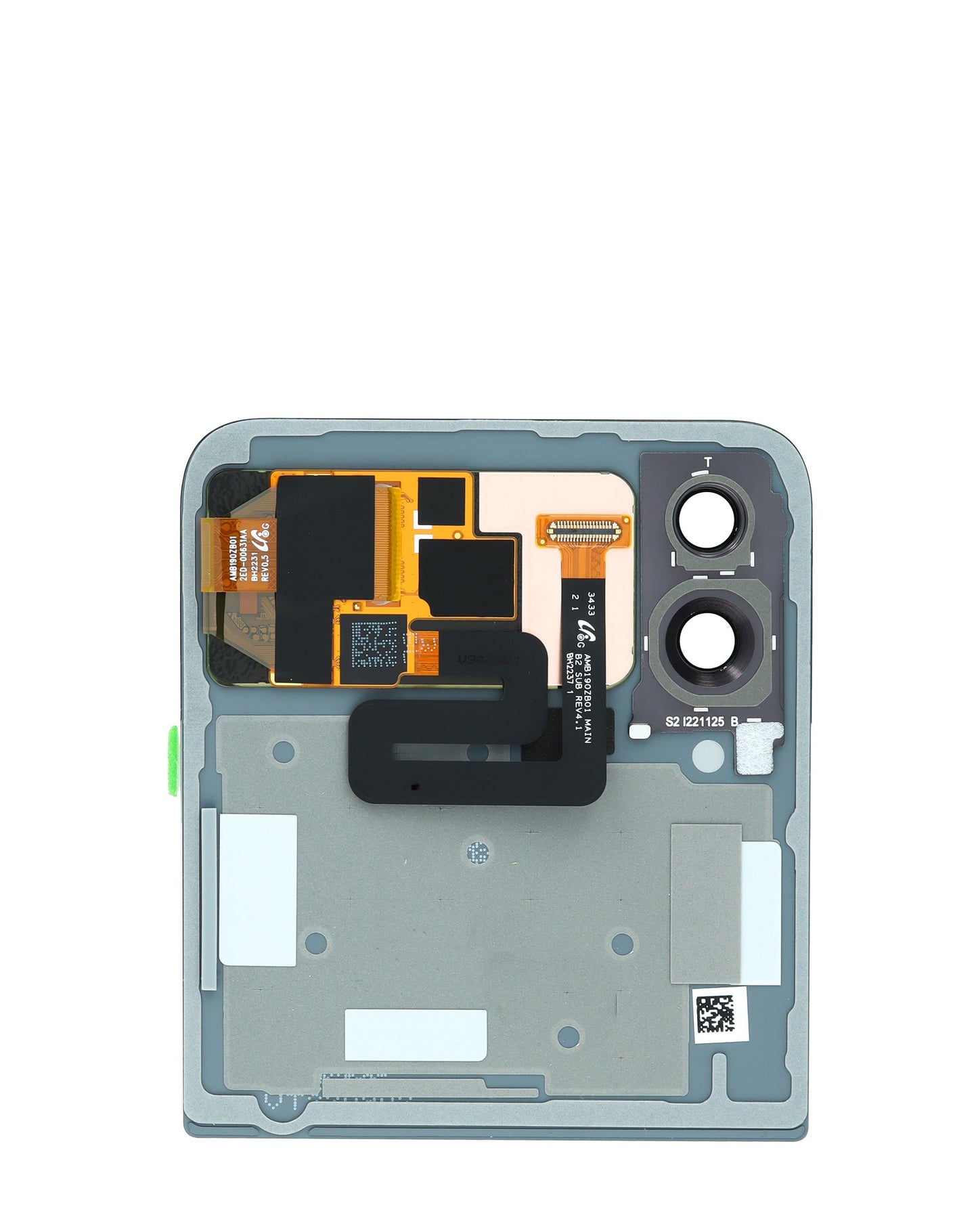 Samsung Z Flip 4 5G 2022 (Outer LCD) Screen Assembly (Without The Frame) (Service Pack) (Pink Gold)