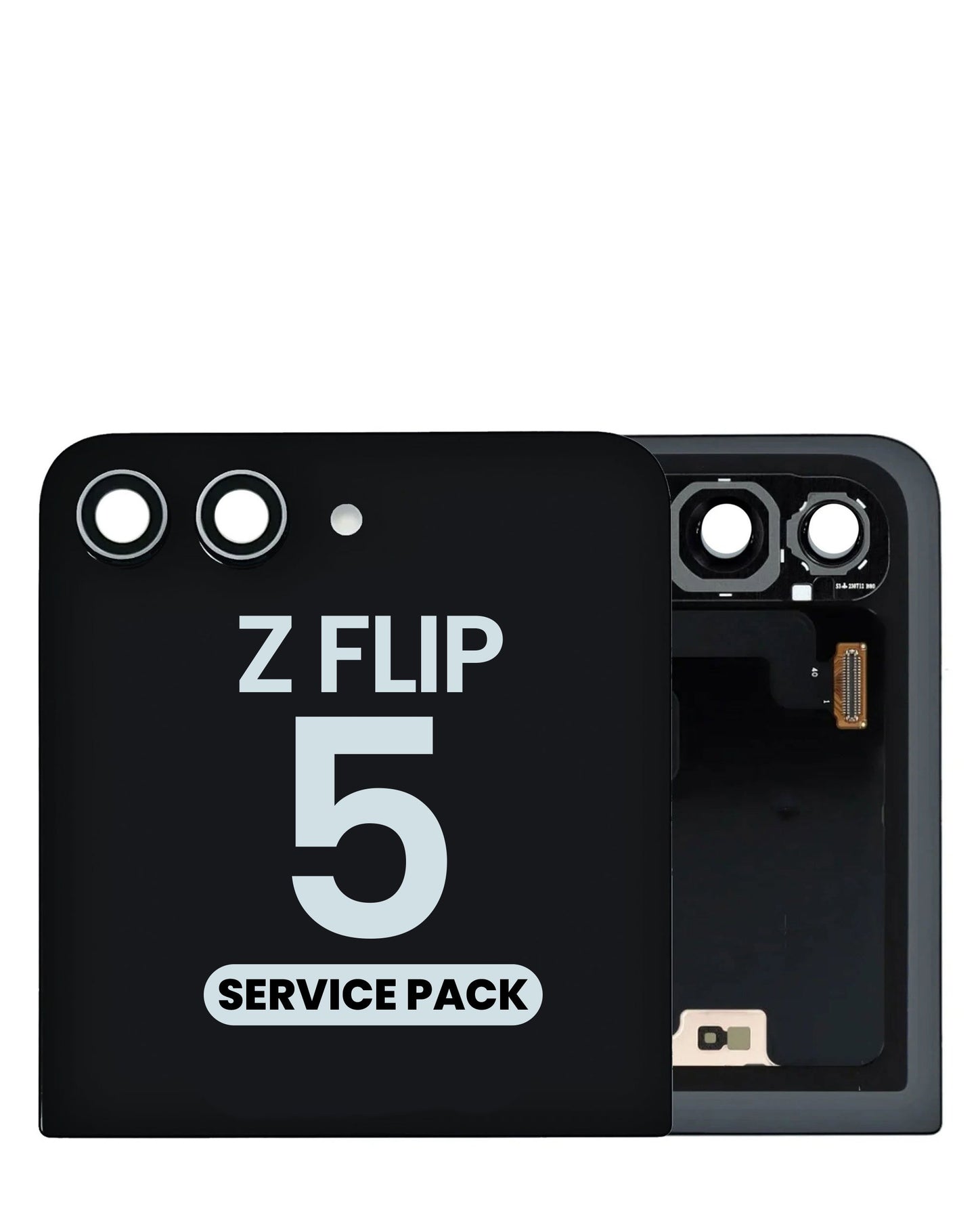 Samsung Z Flip 5 5G 2023 (Outer LCD) Screen Assembly (Without The Frame) (Service Pack) (Black)