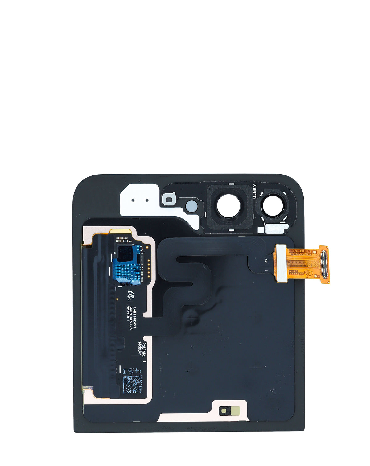 Outer OLED Assembly without Frame for Galaxy Z Flip 6 (F741) (Mint) (Service Pack)