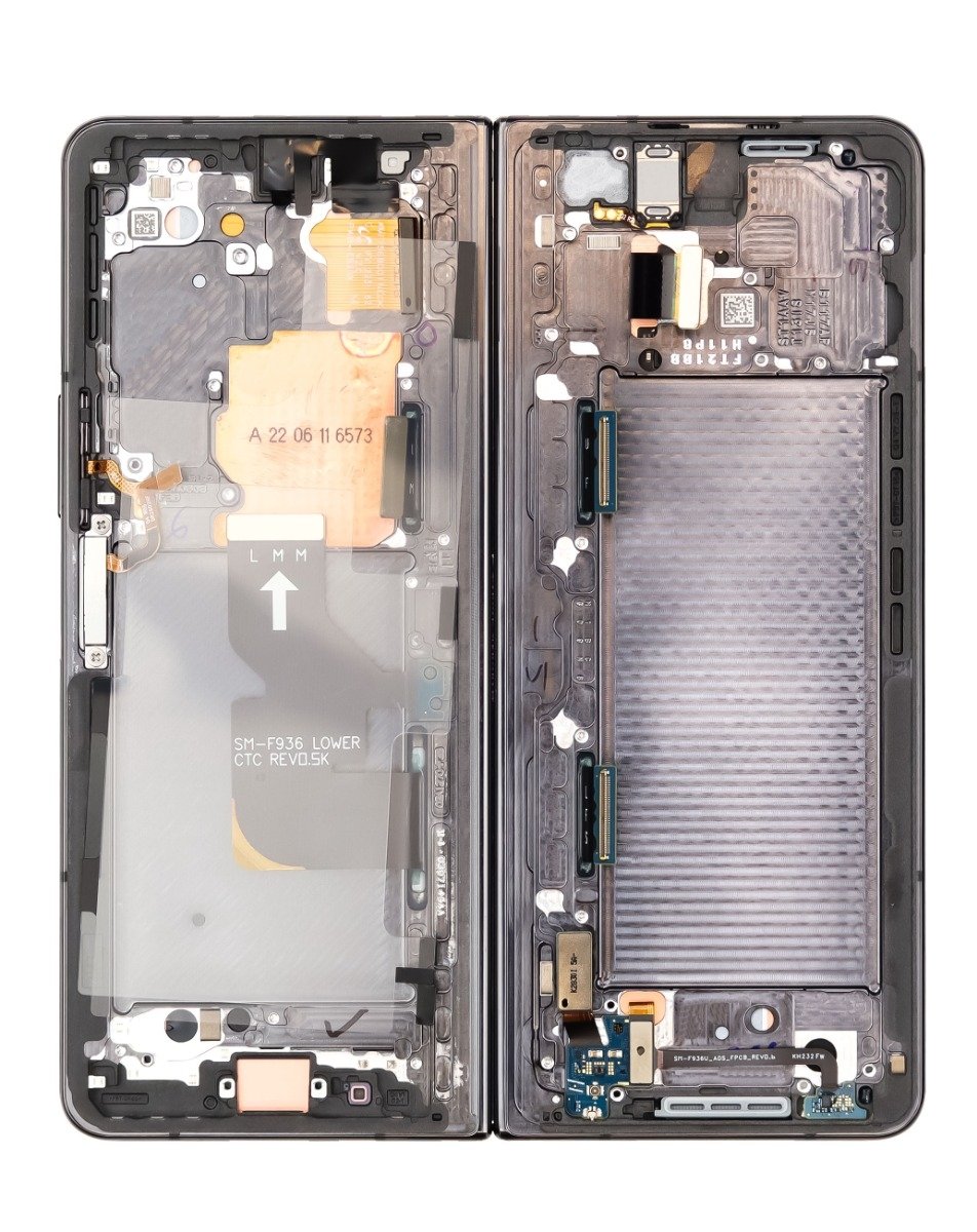 Samsung Z Fold 4 5G 2022 (Inner) Screen Assembly (With The Frame)(Service Pack) (Black)