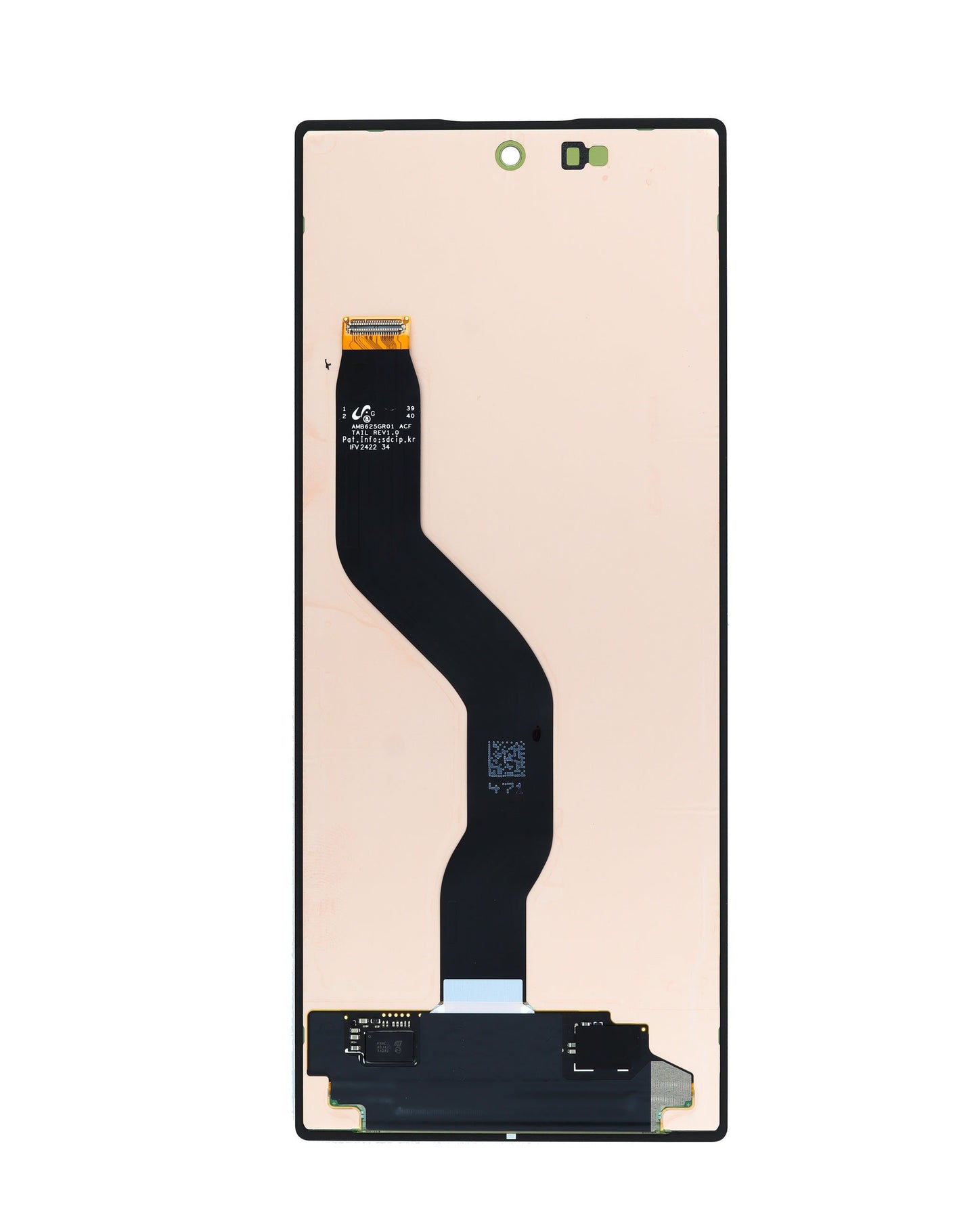 Samsung Z Fold 6 5G 2024 (Outer Front) Screen Assembly (Without The Frame)(Service Pack) (Black)