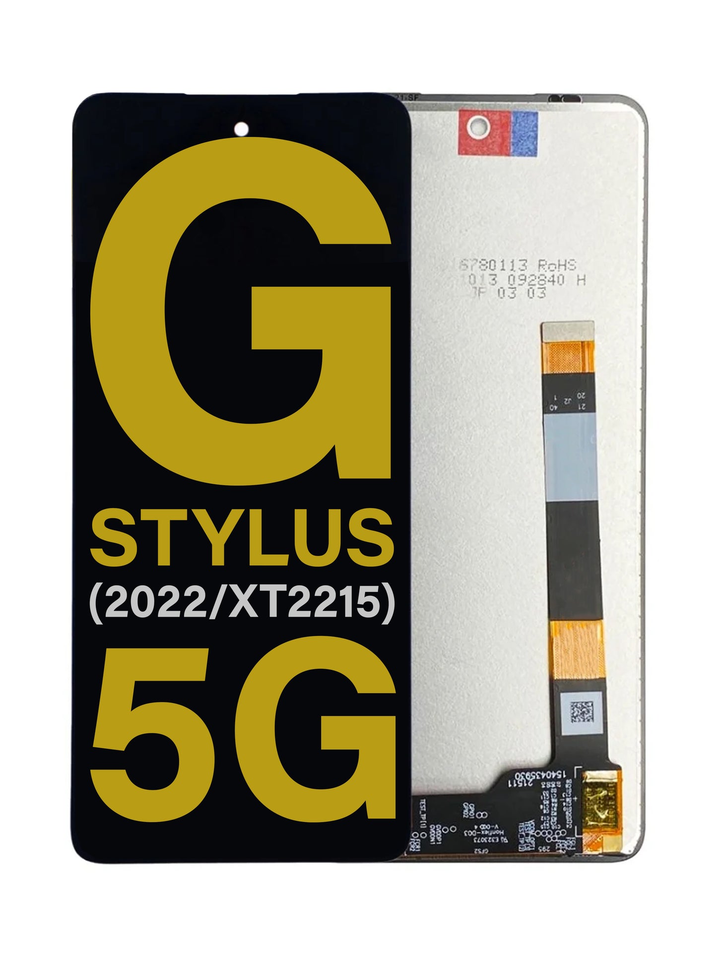 Motorola G Stylus 5G 2022 (XT2215) / G Stylus 4G 2022 (XT2211) Screen Assembly (Without The Frame) (Refurbished) (Black)
