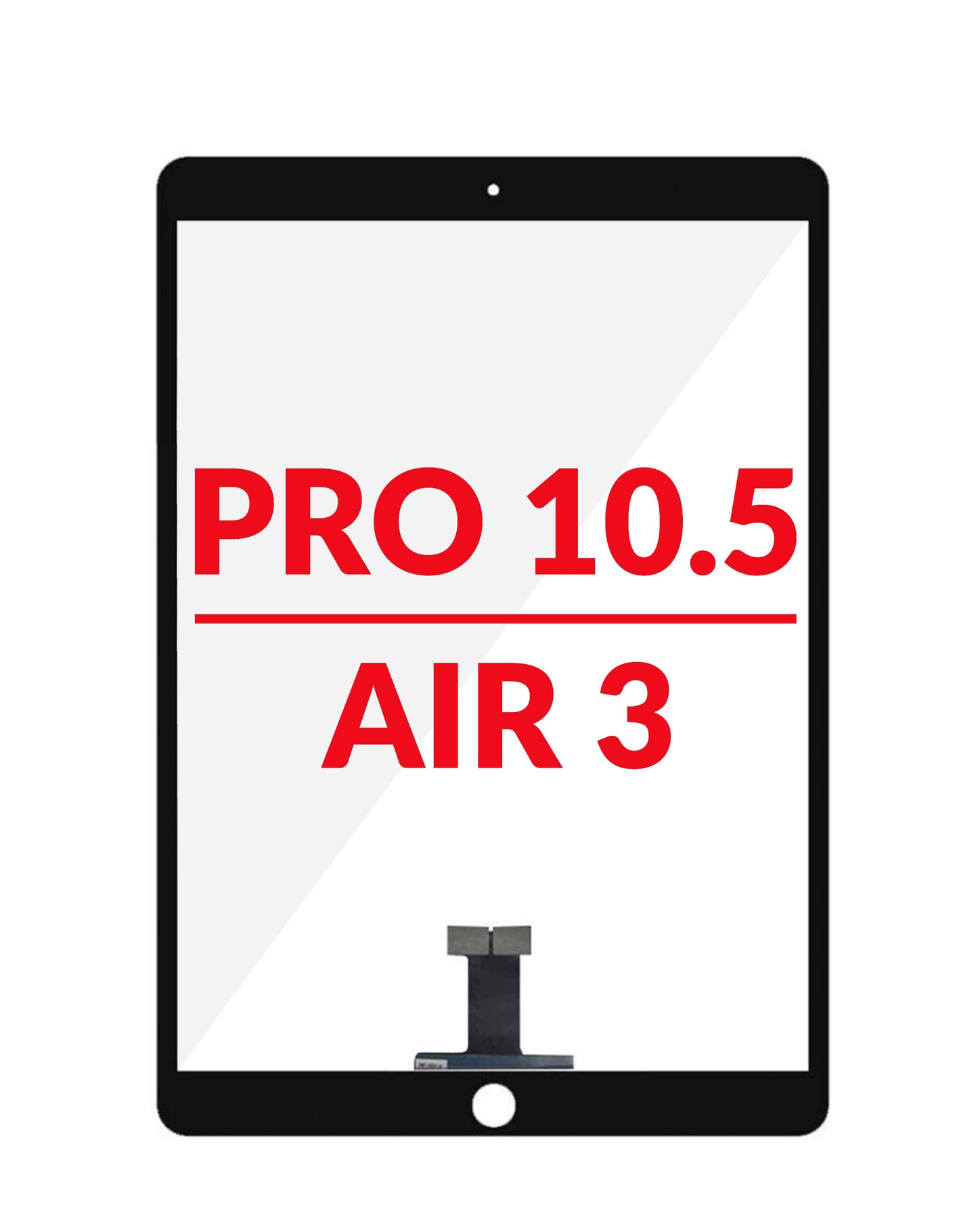 G+ OCA PRO 2-in-1 (Digitizer Glass + Touch) for iPad Pro 10.5" (2017) / Air 3 (2019) (BLACK) (Premium)