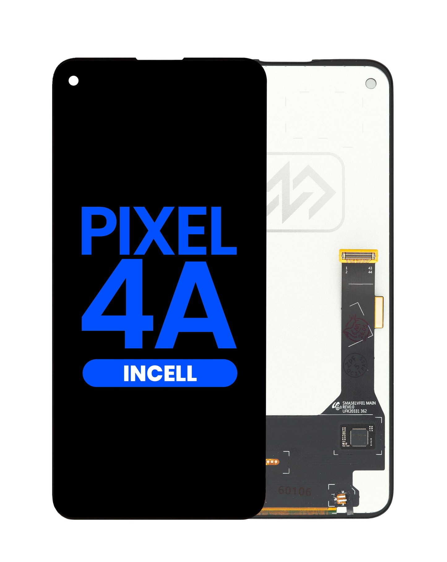 LCD Assembly without Frame for Google Pixel 4A (Aftermarket Incell)