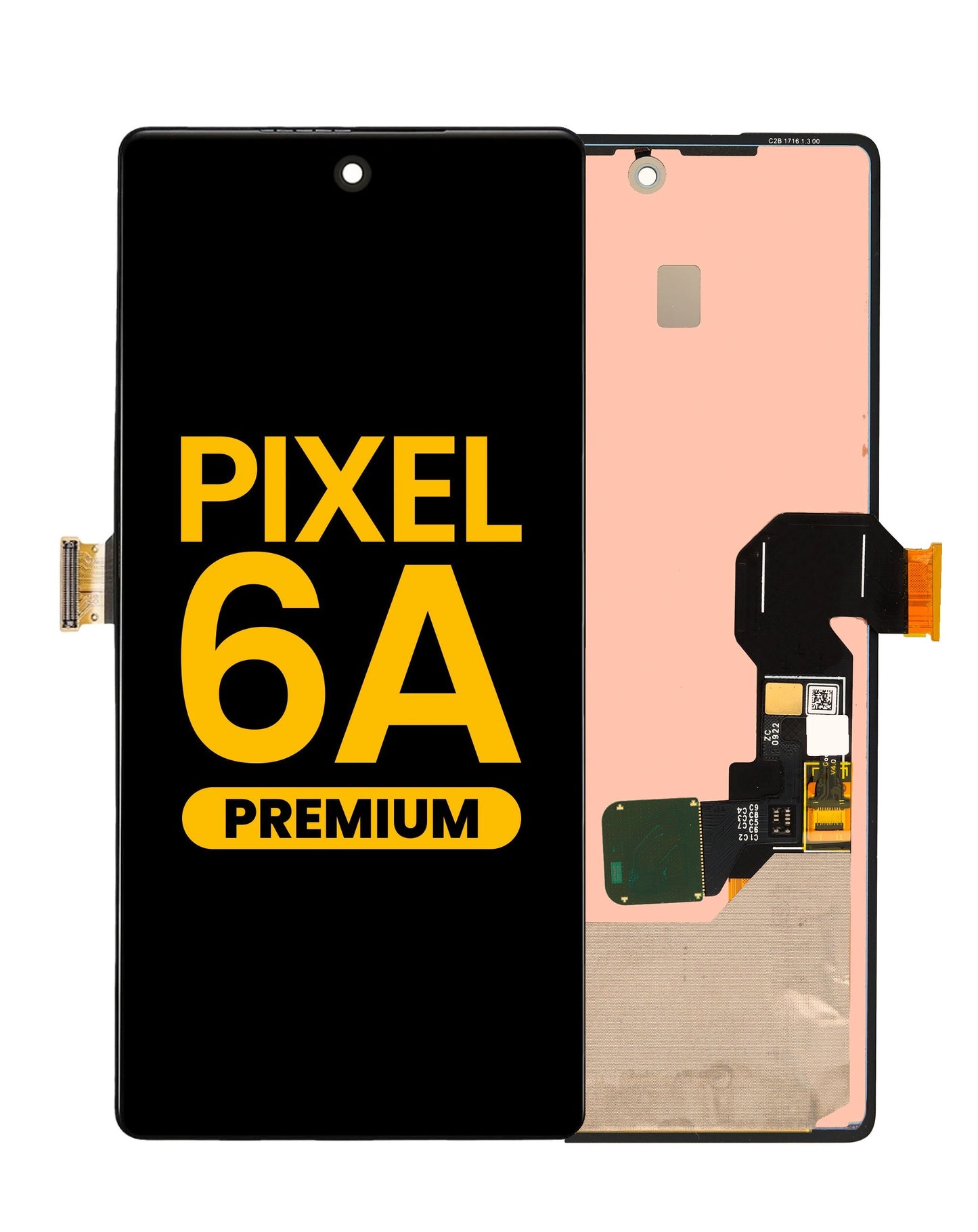 OLED Assembly without Frame for Google Pixel 6A (With Fingerprint Sensor) (Premium)