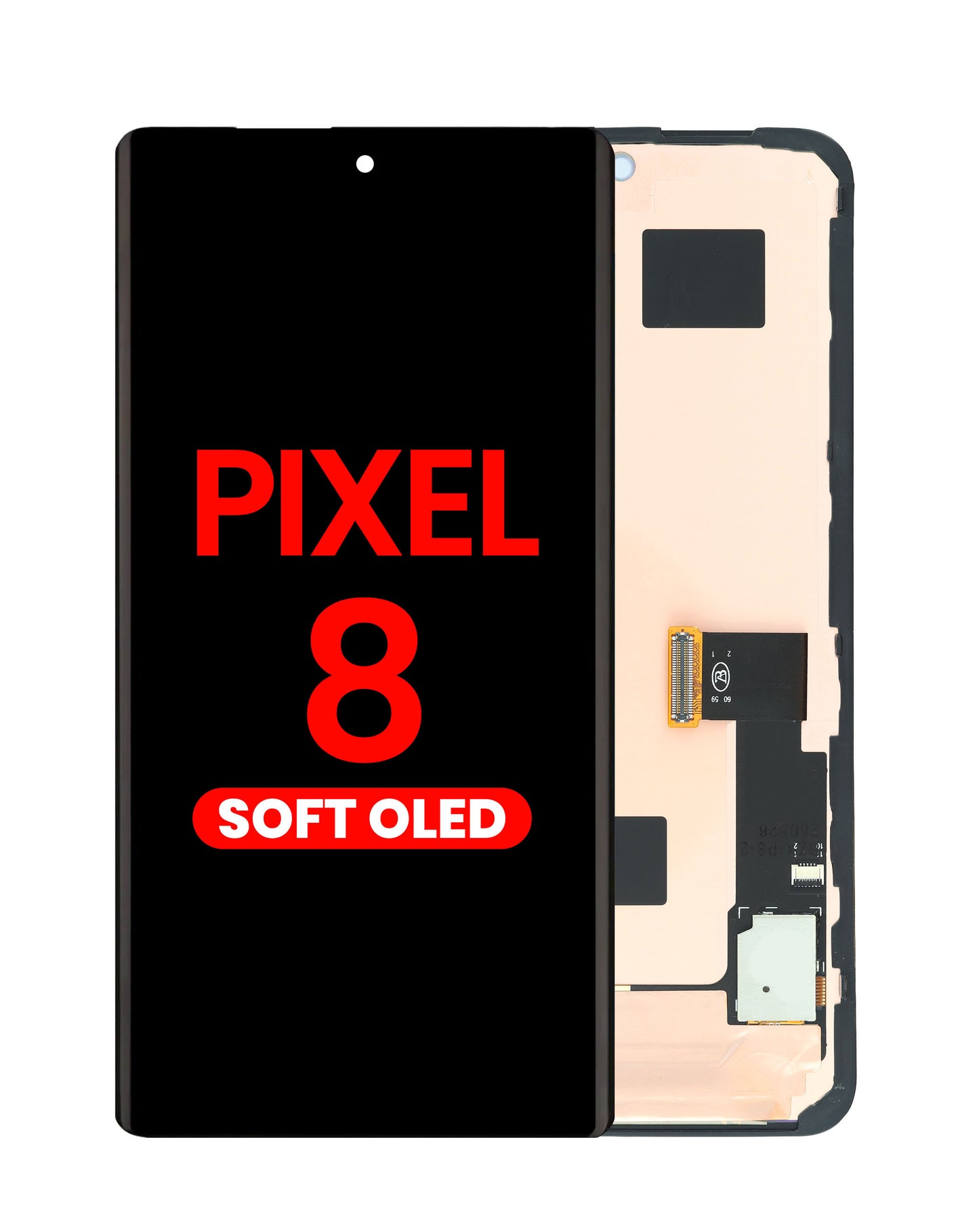 OLED Assembly with Frame (without Fingerprint Sensor) for Google Pixel 8 (Aftermarket OLED)