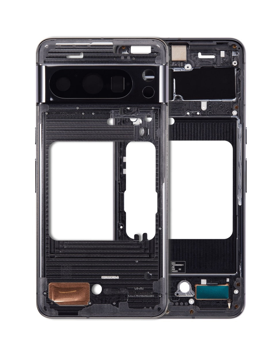 Google Pixel 8 Pro Mid Frame Housing (Obsidian Black)