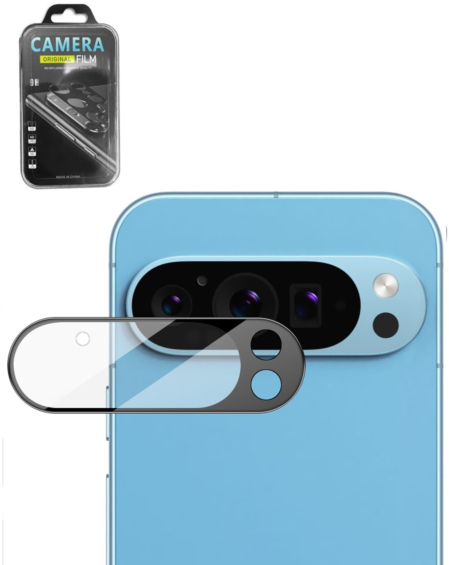 Back Camera Tempered Glass for Google Pixel 9 Pro XL (BLACK)